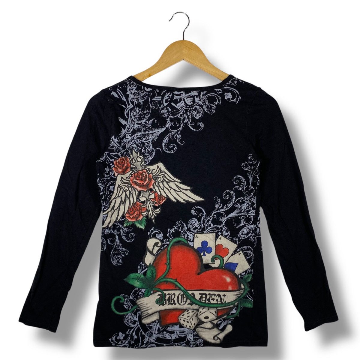 Japanese Brand Japanese Brand DIG DEEP Tattoo Poem Full Print Longsleeve Size L / US 10 / IT 46 - 5 Thumbnail