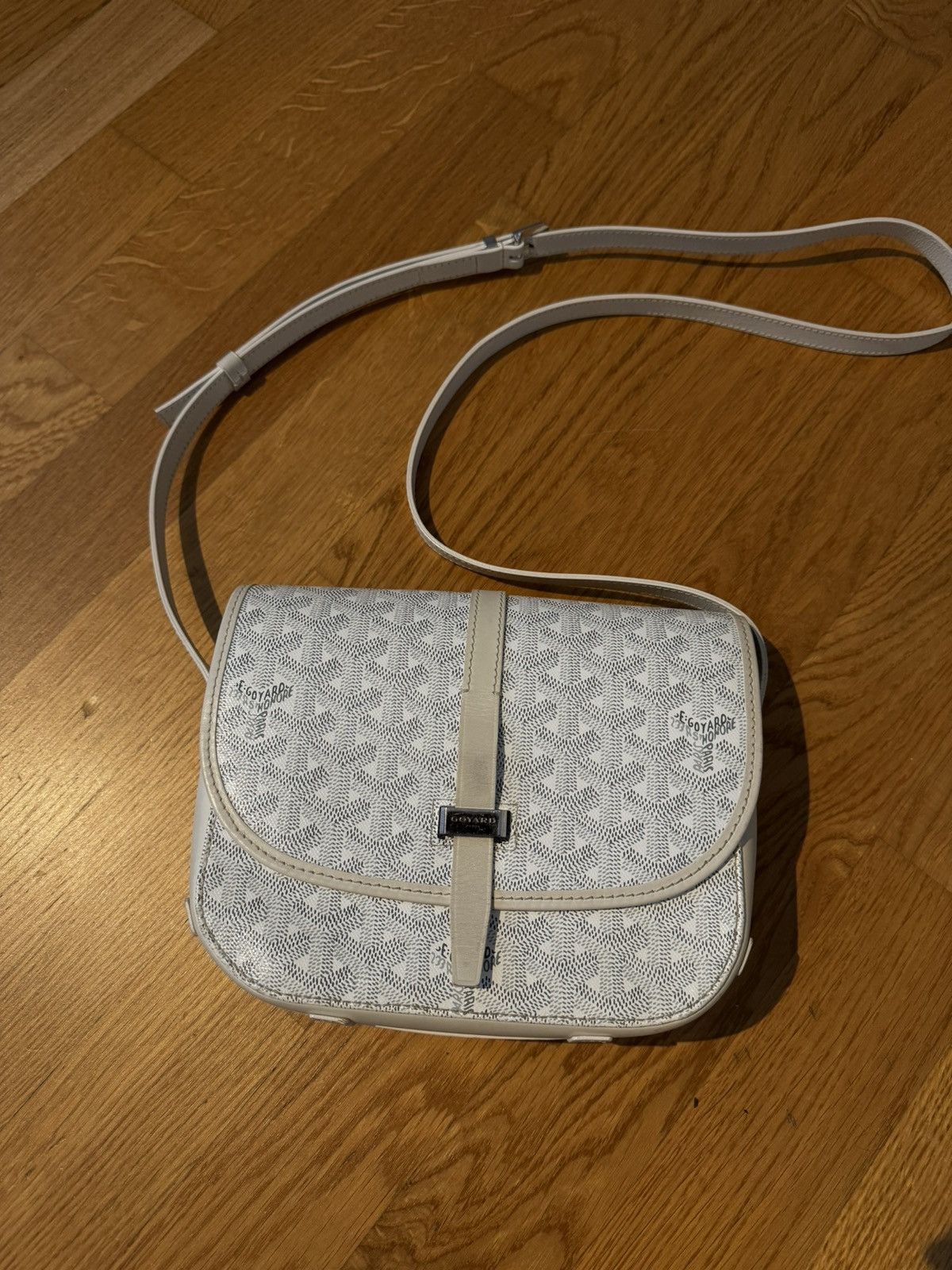 Goyard Goyard Belvedere PM Messenger Bag (White) | Grailed GOYARD 