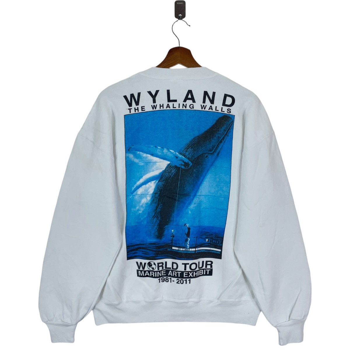 Vintage VINTAGE WYLAND THE WHALING WALLS WORLD TOUR MARINE Size US L / EU 52-54 / 3 - 1 Thumbnail
