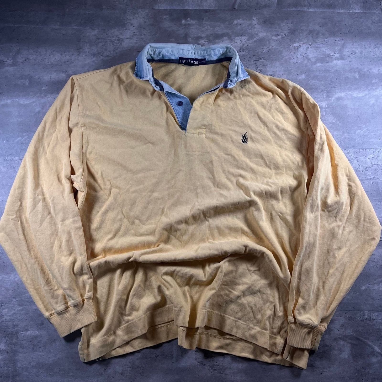 Nautica Vintage polo rugby style long Size US XL / EU 56 / 4 - 1 Thumbnail
