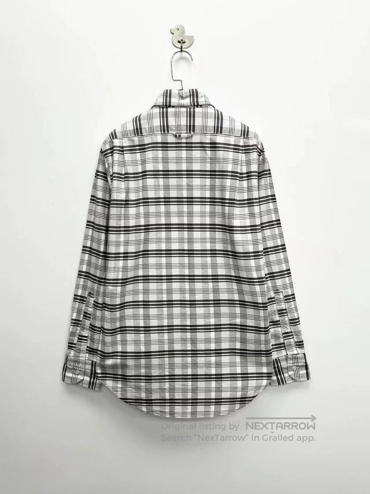 Thom Browne thom browne gray white plaid button. Size US M / EU 48-50 / 2 - 2 Thumbnail