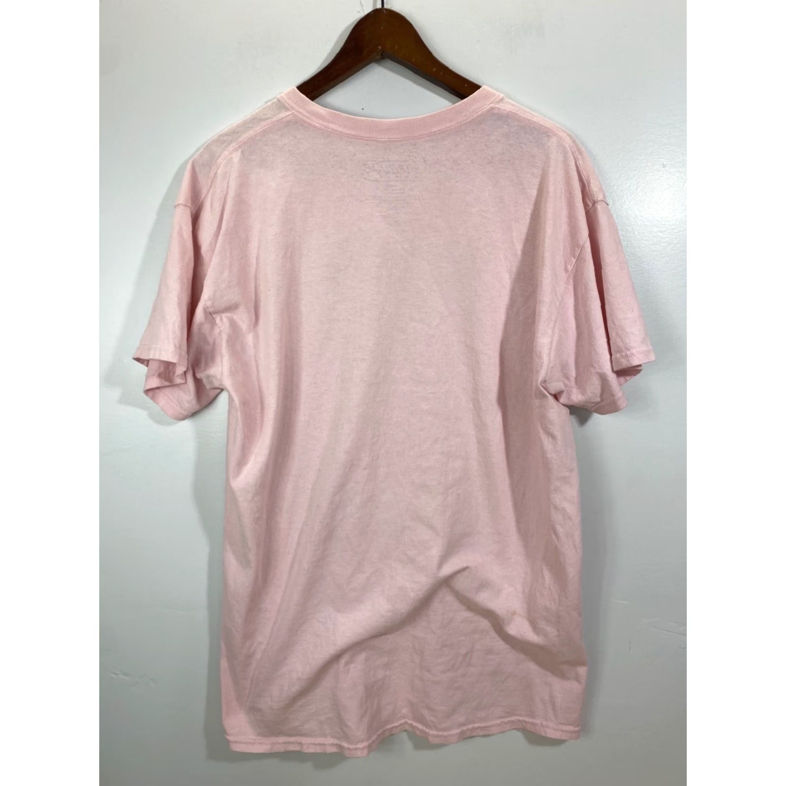 Pinko Creative Empire T-Shirt Unisex Adults L Pink Crew Neck Short Sleeve Cotton Logo California Beach Size US L / EU 52-54 / 3 - 3 Thumbnail