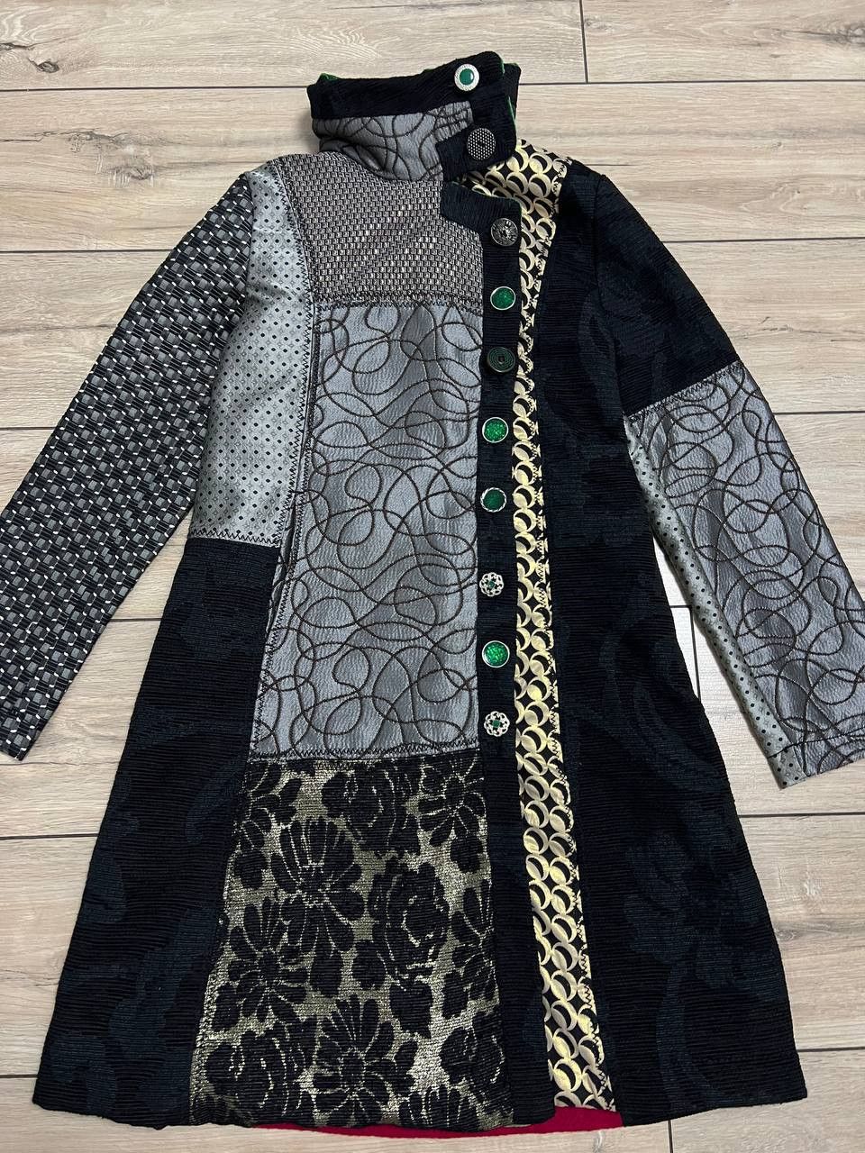 Desigual Desigual Multicoloured Coat Trench Overcoat sz EUR 42 Size M / US 6-8 / IT 42-44 - 6 Thumbnail