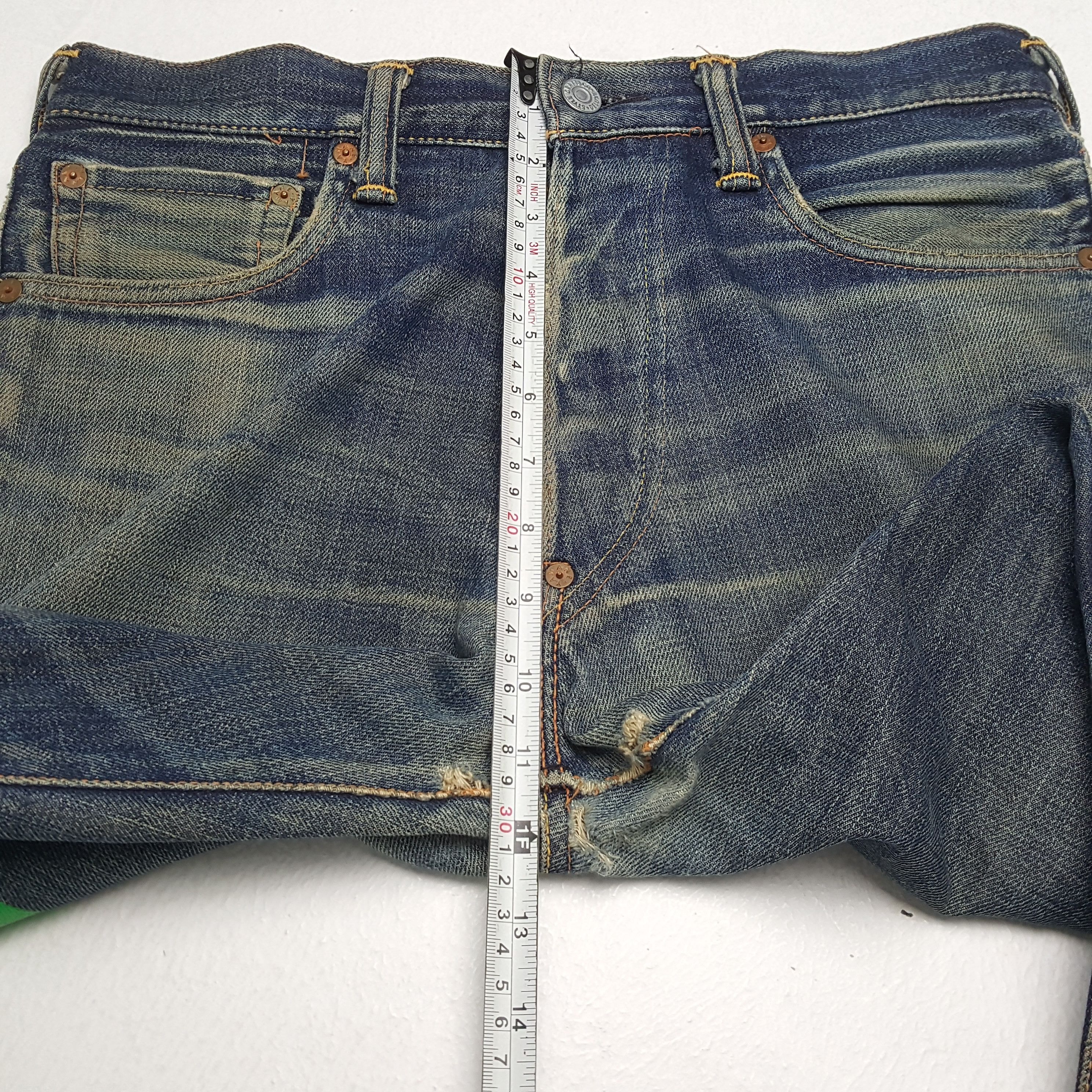 Evisu × Japanese Brand × Vintage Vintage EVISU Japanese Brand Daicock Custom Distressed Jeans Size US 30 / EU 46 - 8 Thumbnail