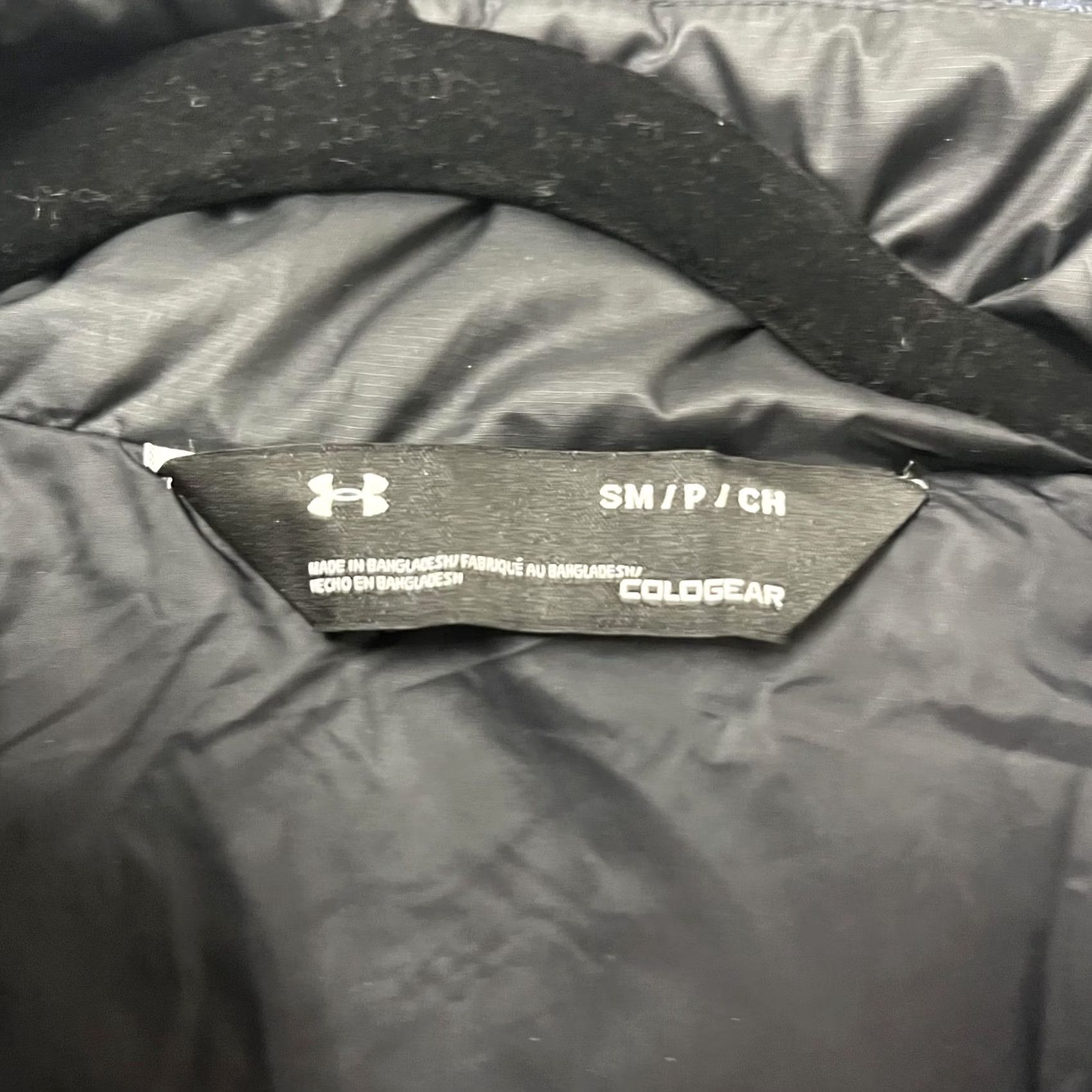 Under Armour Under Armour ColdGear Vest Mens Small Gray Quilted Insulated Full Zip Puffer Vest Size US S / EU 44-46 / 1 - 5 Thumbnail
