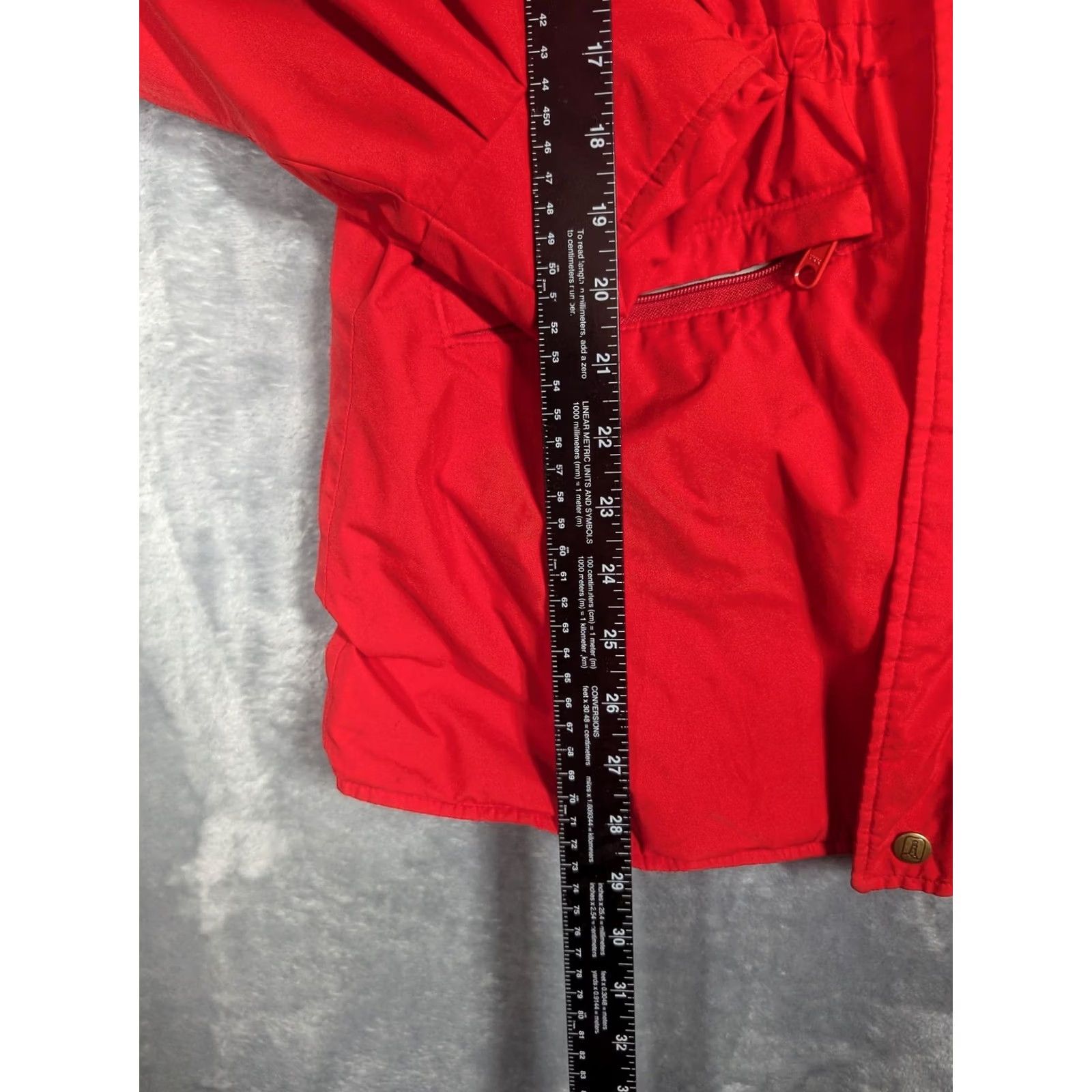 Lands' End VINTAGE Lands' End Parka Coat Mens M Red Gore-Tex Lined Wool Insulated Zip Pockets Size US M / EU 48-50 / 2 - 2 Thumbnail