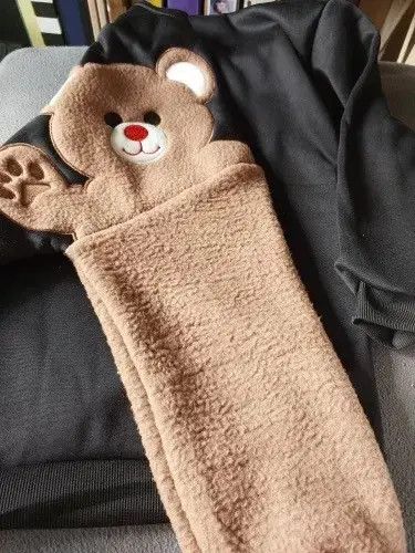 VIBE Teddy Bear Harajuku Cartoon y2k style sweatshirt hoodie Size US M / EU 48-50 / 2 - 8 Thumbnail