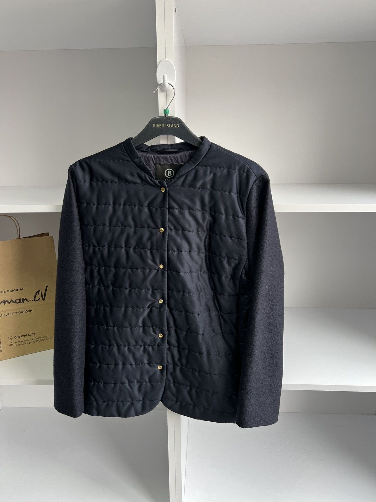 Bogner × Designer × Vintage Vintage Bogner Women’s luxury navy designer jacket Size XL / US 12-14 / IT 48-50 - 4 Thumbnail