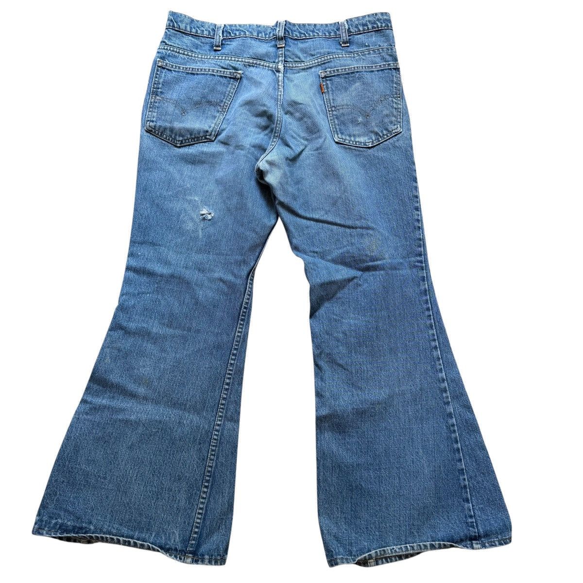 Levi's Vintage 60s 70s Orange Tab Levis bell bottom flare jeans Size US 36 / EU 52 - 2 Thumbnail