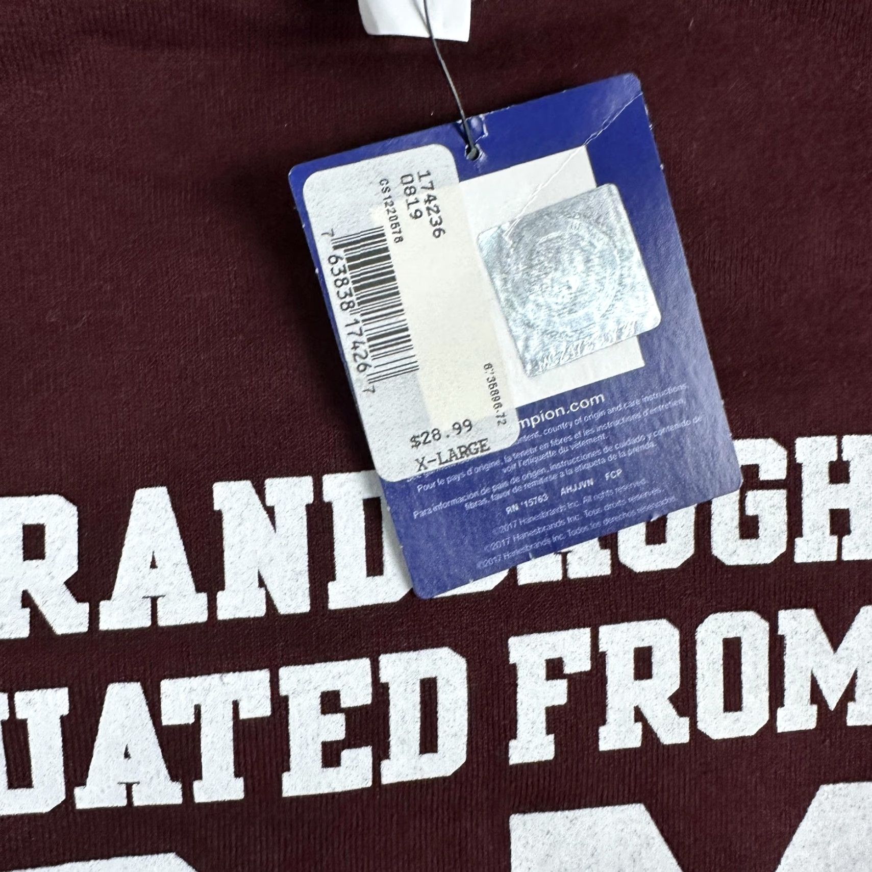 Champion Champion Sweatshirt Mens XL Maroon USMC 4th Battalion Parris Island Crewneck Shirt Adult XL Red Graphic Print USA Patriotic Marine Logo Mens Size US XL / EU 56 / 4 - 5 Thumbnail