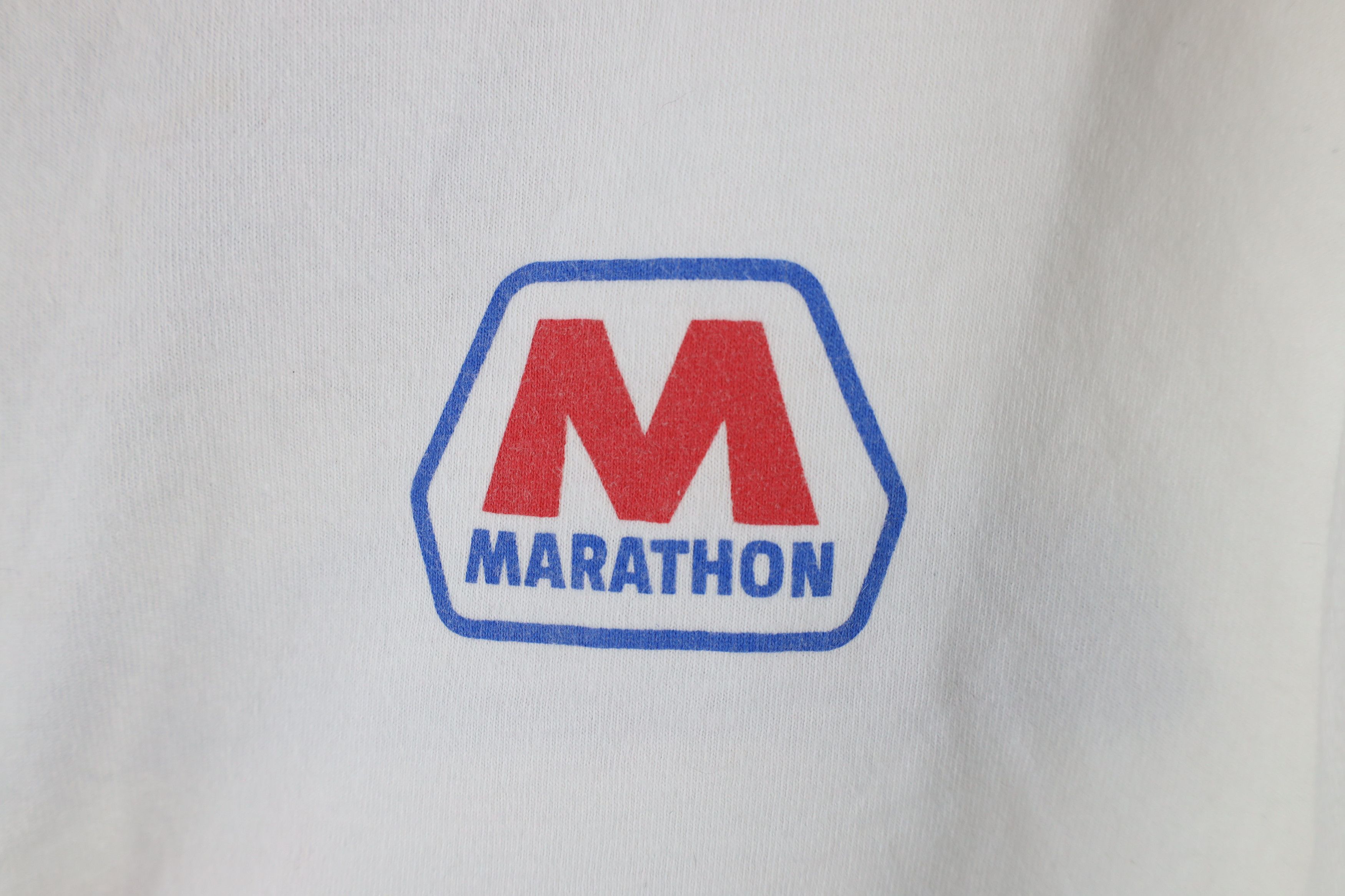 Vintage Vintage 90 Out Marathon Oil Corporation Long Sleeve T-Shirt Size US L / EU 52-54 / 3 - 4 Thumbnail