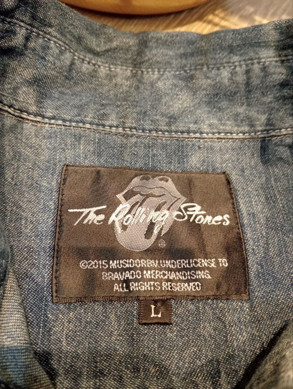 The Rolling Stones THE ROLLING STONES DENIM SHIRT - SIZE L Size US L / EU 52-54 / 3 - 9 Thumbnail