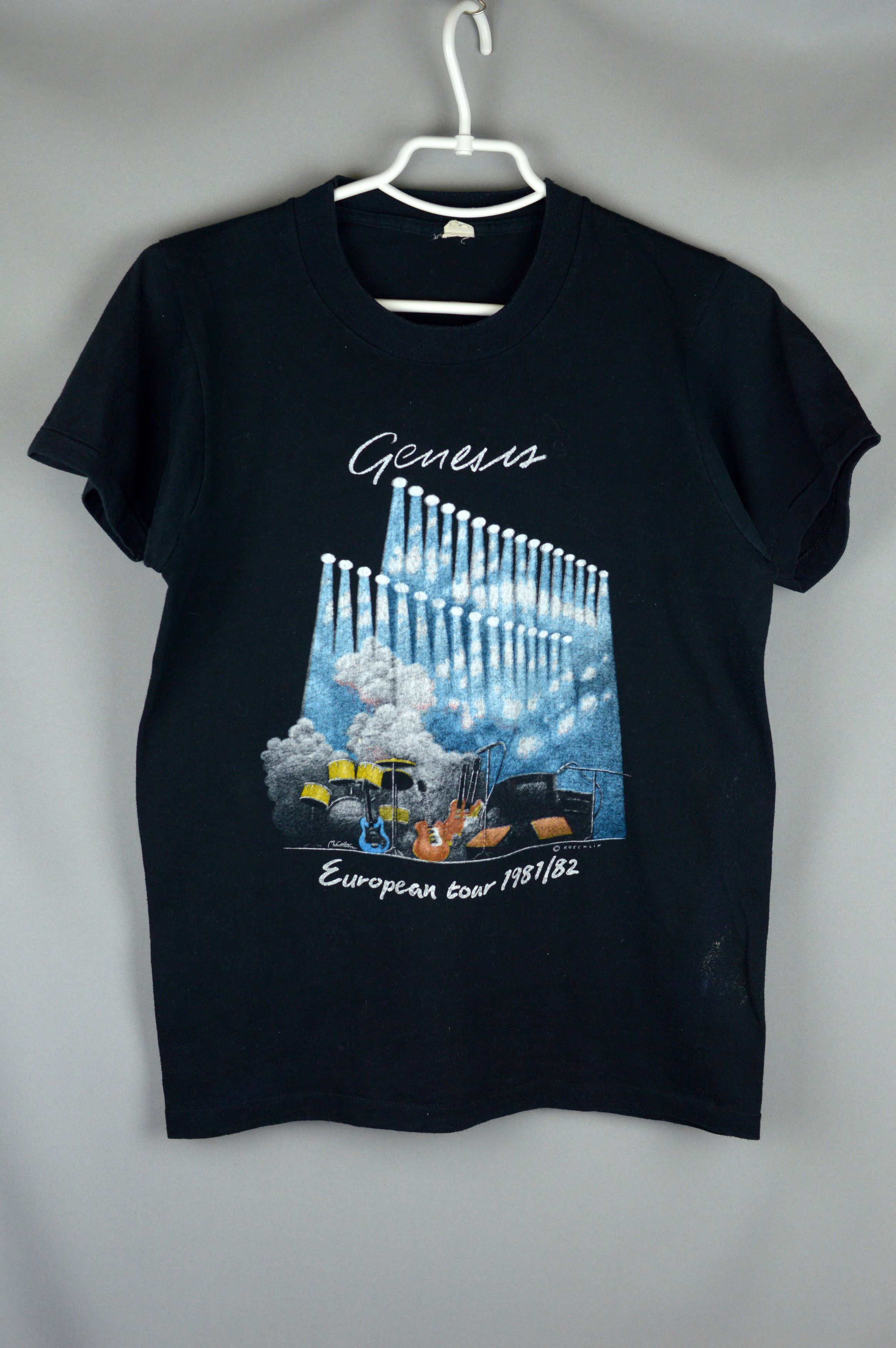 Vintage Vintage Genesis European tour 1981/82 t shirt Size US S / EU 44-46 / 1 - 1 Thumbnail