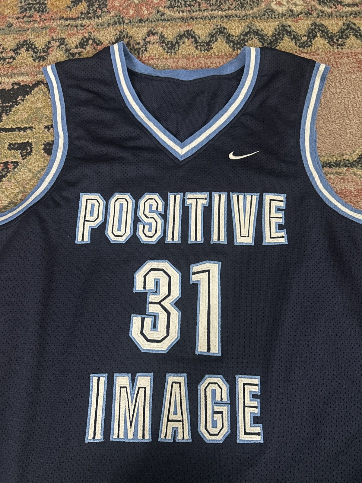 Vintage Malik Rose #31 Positive Image Philly AAU Jersey Size 3XL Size US XXL / EU 58 / 5 - 2 Thumbnail