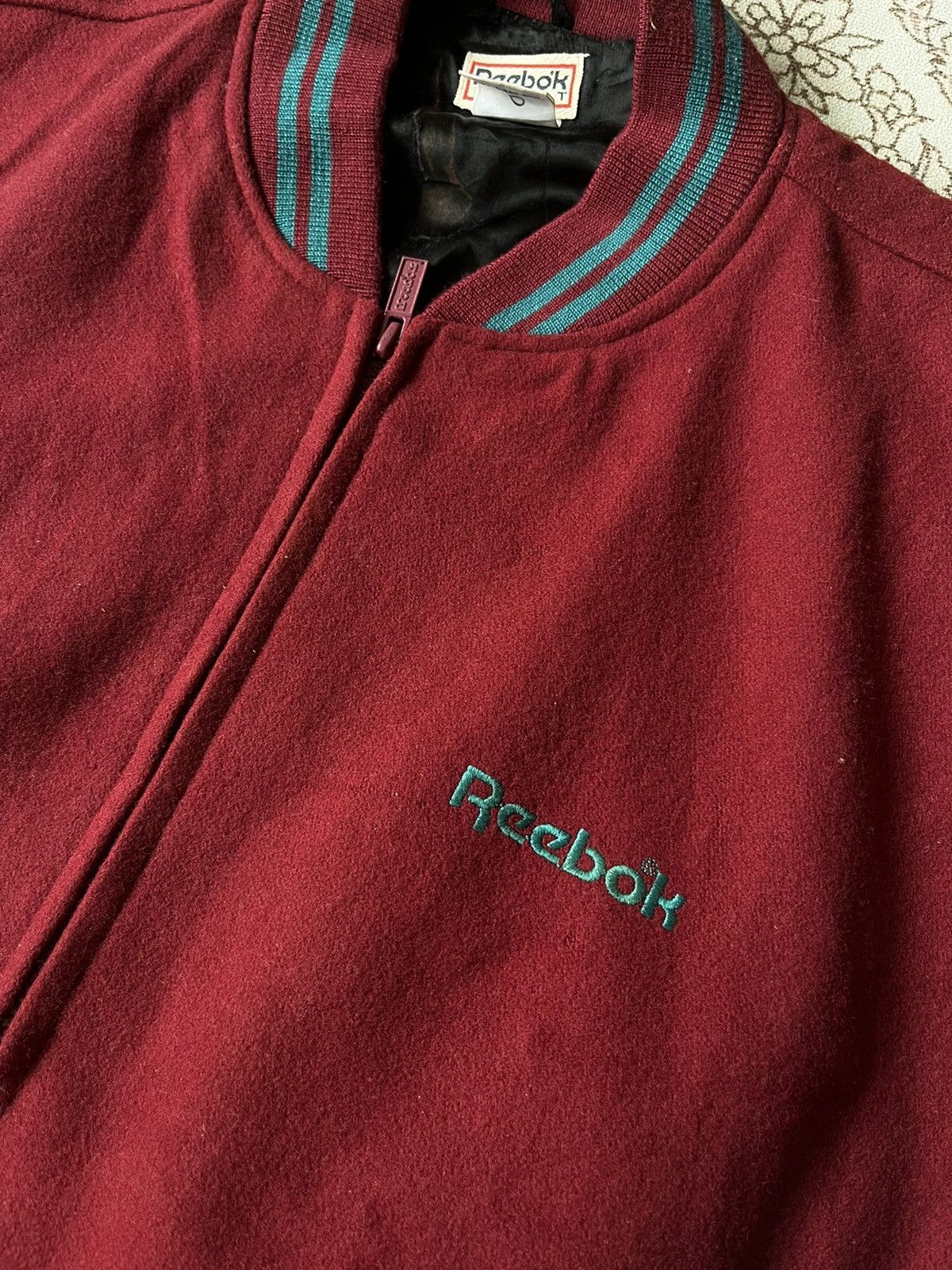 Reebok × Vintage Reebok Bomber Jacket Size US L / EU 52-54 / 3 - 3 Thumbnail
