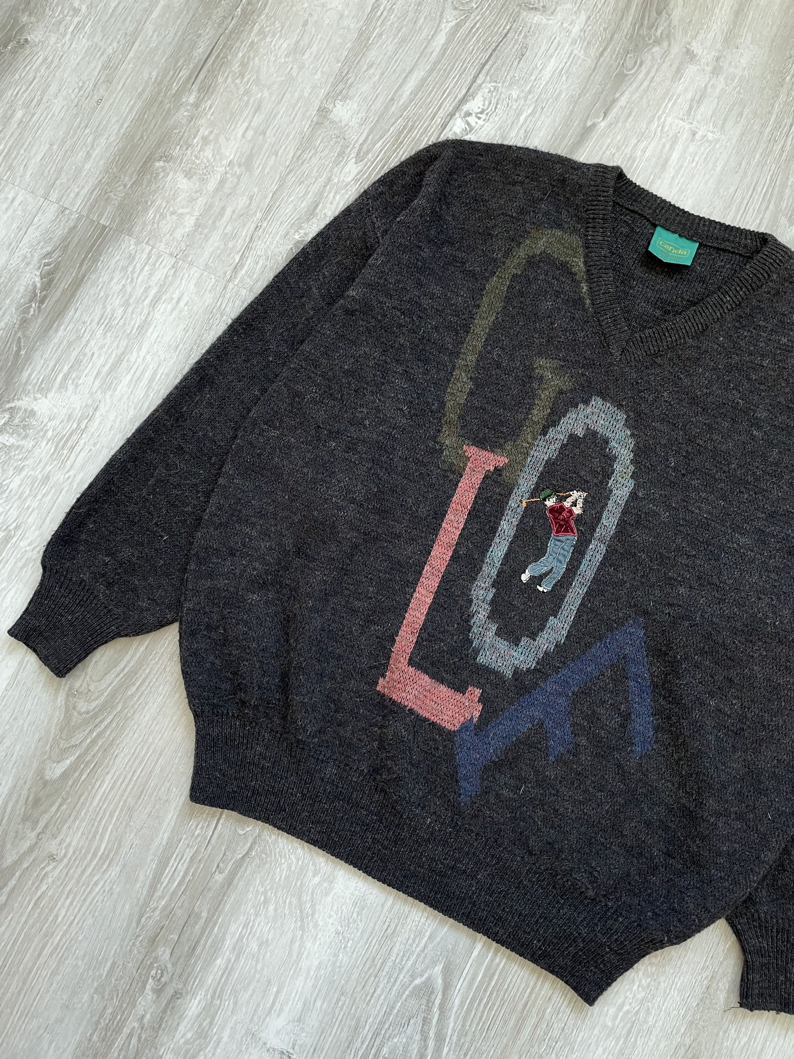 Vintage Rare Vintage 90s Golf Men Knit Sweater Big Logo Size US M / EU 48-50 / 2 - 2 Thumbnail