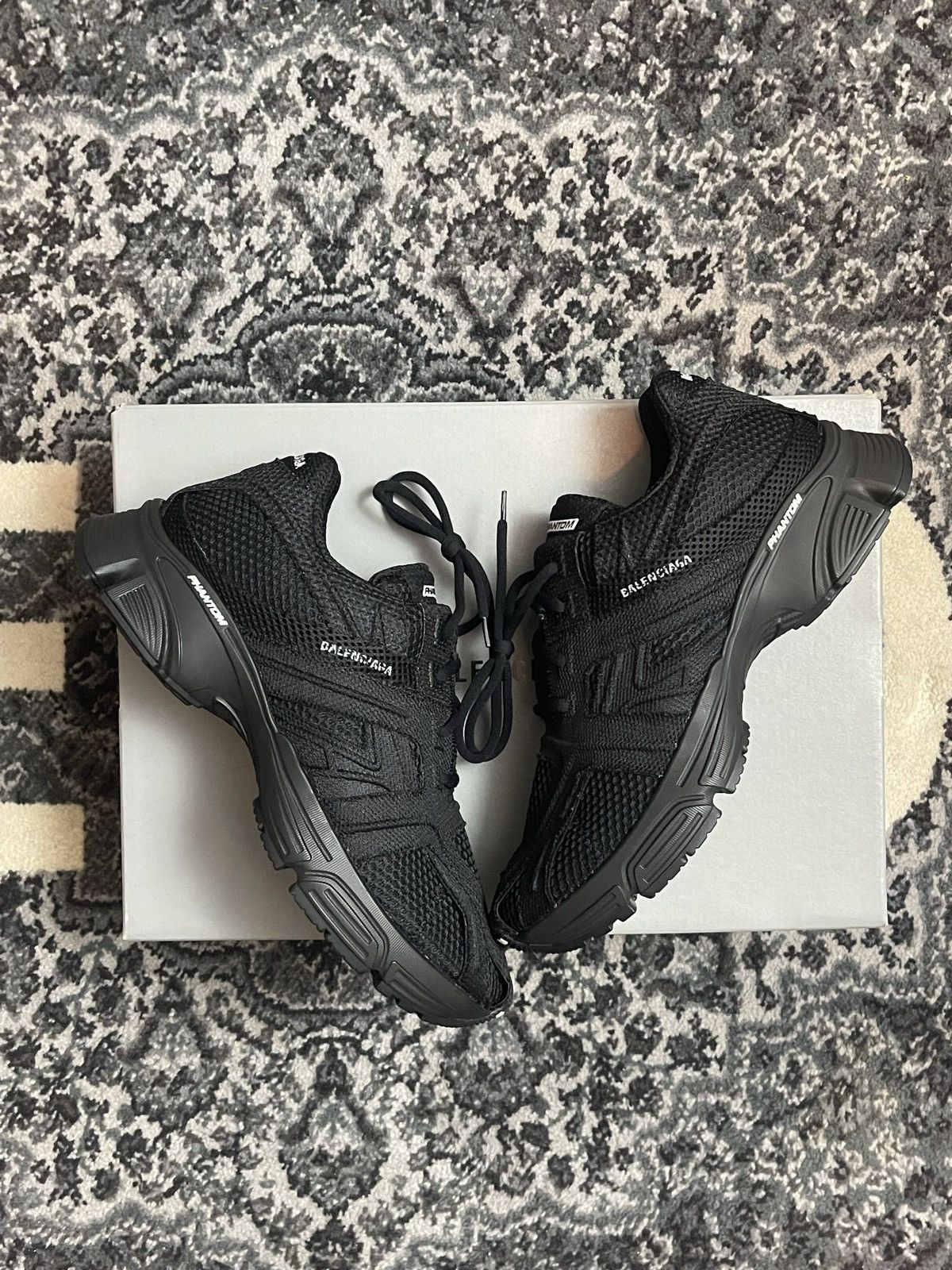 image of Balenciaga Phantom Size 11 (44) New Shoes in Black, Men's