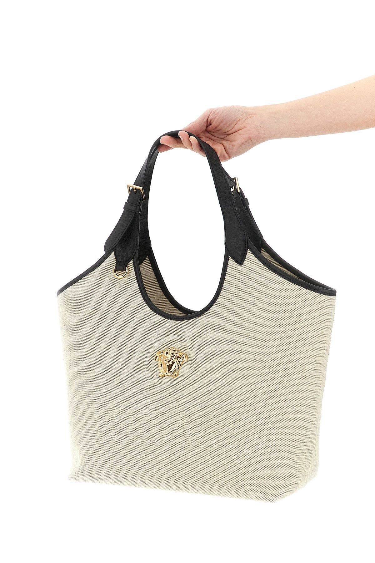 Versace ob2d0Lne0726 Size: OS / Medium La Medusa Shopping Bag Beige Size ONE SIZE - 2 Thumbnail