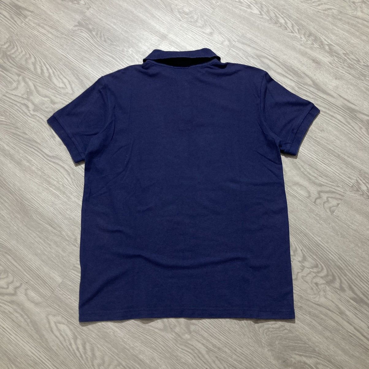 Japanese Brand Vintage PLST by Issey Miyake Colar Camo Polo Tshirt Designer Size US L / EU 52-54 / 3 - 10 Thumbnail