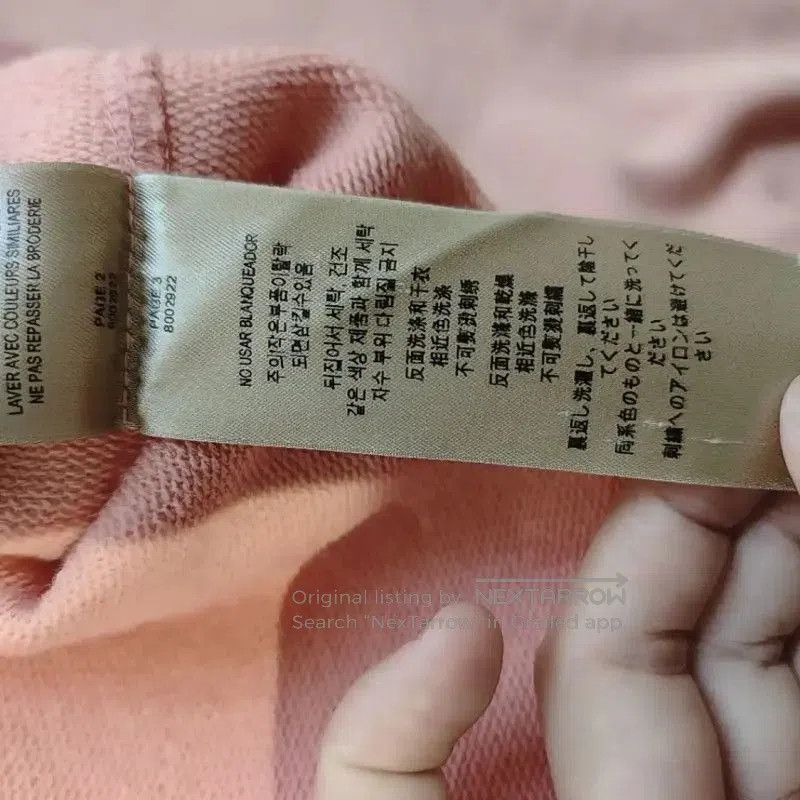 Burberry Burberry Women's Cotton Sweatshirt in Blush Pink. Size M / US 6-8 / IT 42-44 - 8 Thumbnail
