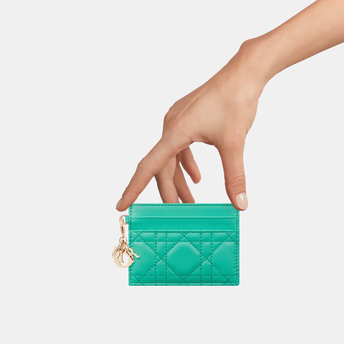 Dior o1bcso1str0226 Size:OS/ Freesia Card Holder in Blue Size ONE SIZE - 4 Thumbnail