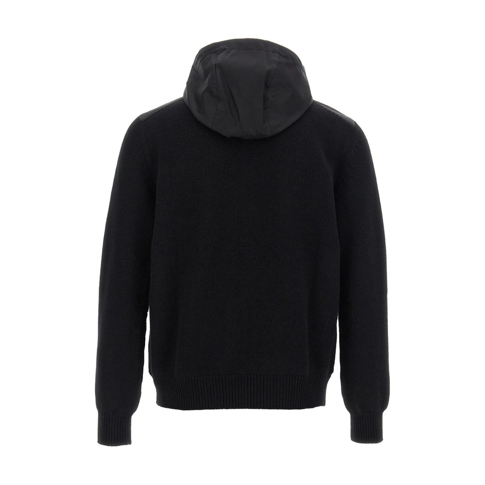Prada PRADA Bimaterial Black Cardigan New & Authentic (Men's size: Size US L / EU 52-54 / 3 - 2 Thumbnail
