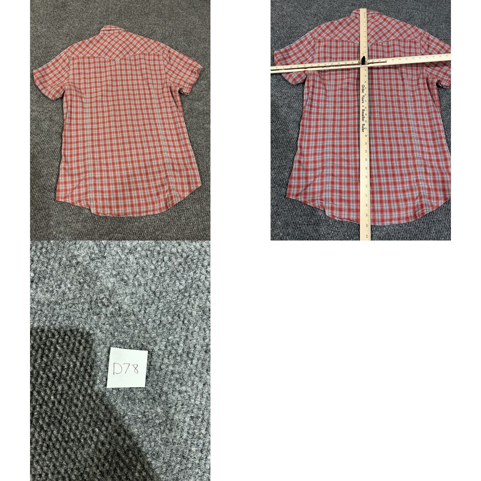 True Religion VINTAGE True Religion Shirt Mens Large Red Blue Plaid Pearl Snap Western Size US L / EU 52-54 / 3 - 8 Thumbnail