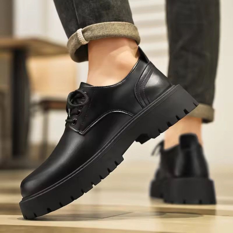 Japanese Brand Kawakami x Saori Trendy Black Platform Shoes Size US 6.5 / EU 39-40 - 2 Thumbnail
