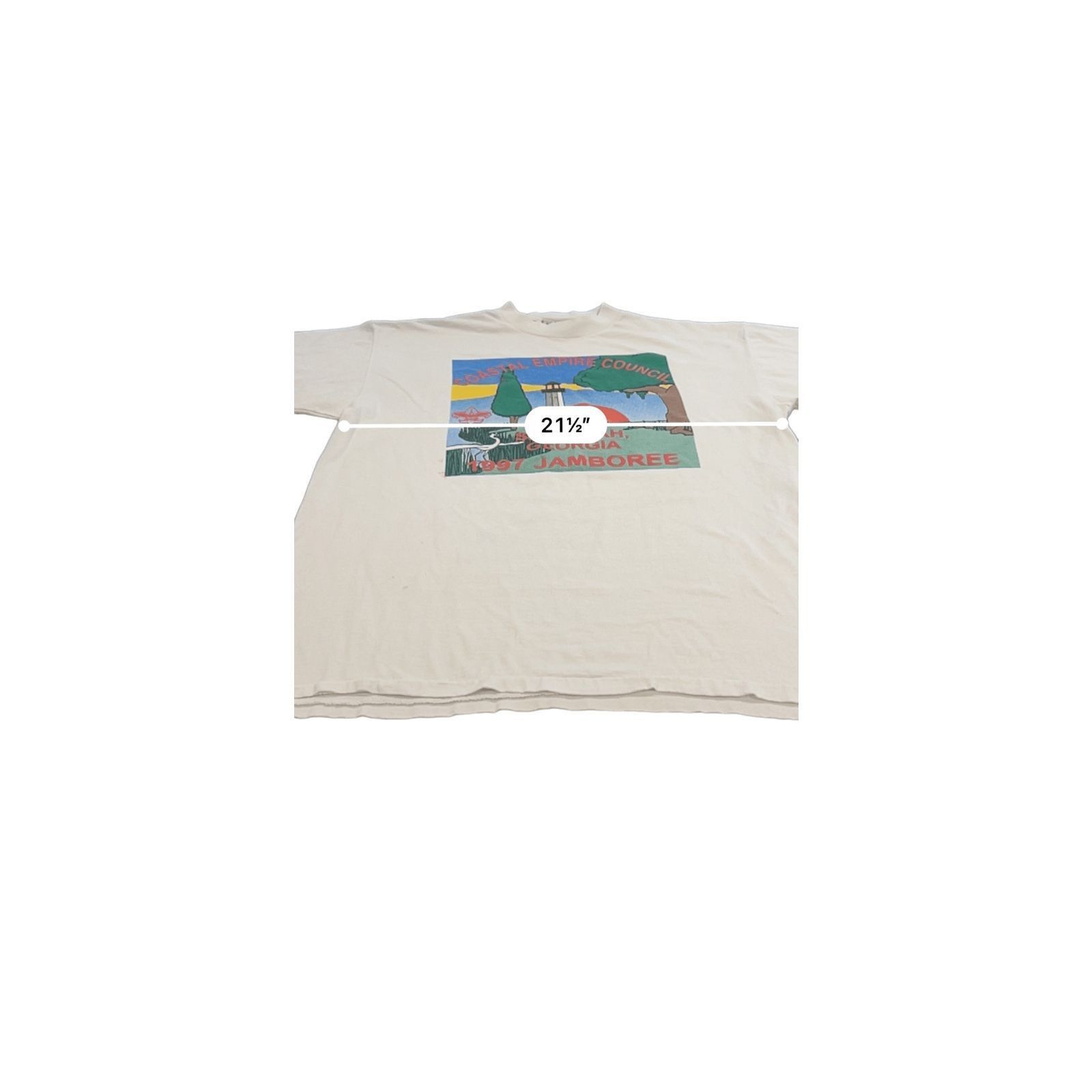 Vintage Vintage RARE 1997 Savannah Jamboree TShirt single stitch mad Size US XL / EU 56 / 4 - 3 Thumbnail