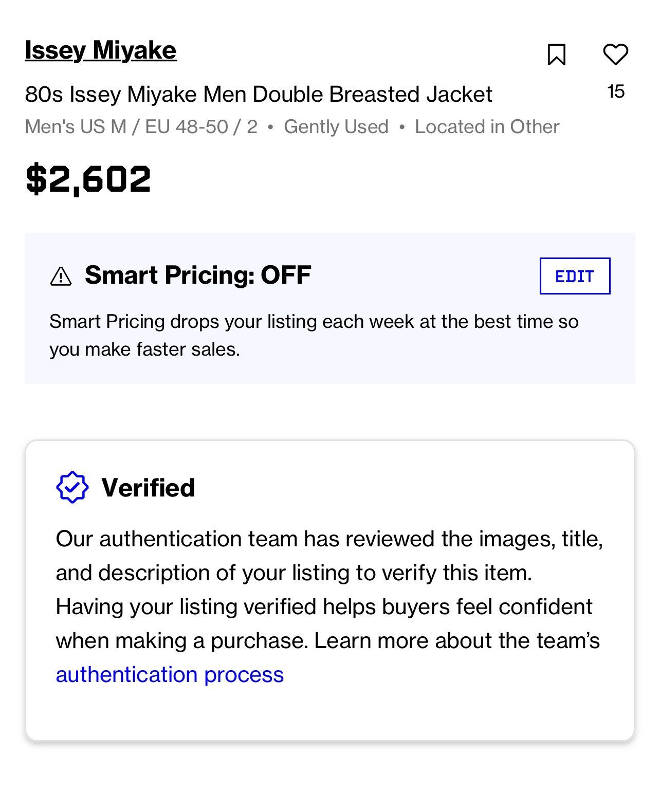 Issey Miyake 80s Issey Miyake Men Double Breasted Jacket Size US M / EU 48-50 / 2 - 8 Thumbnail