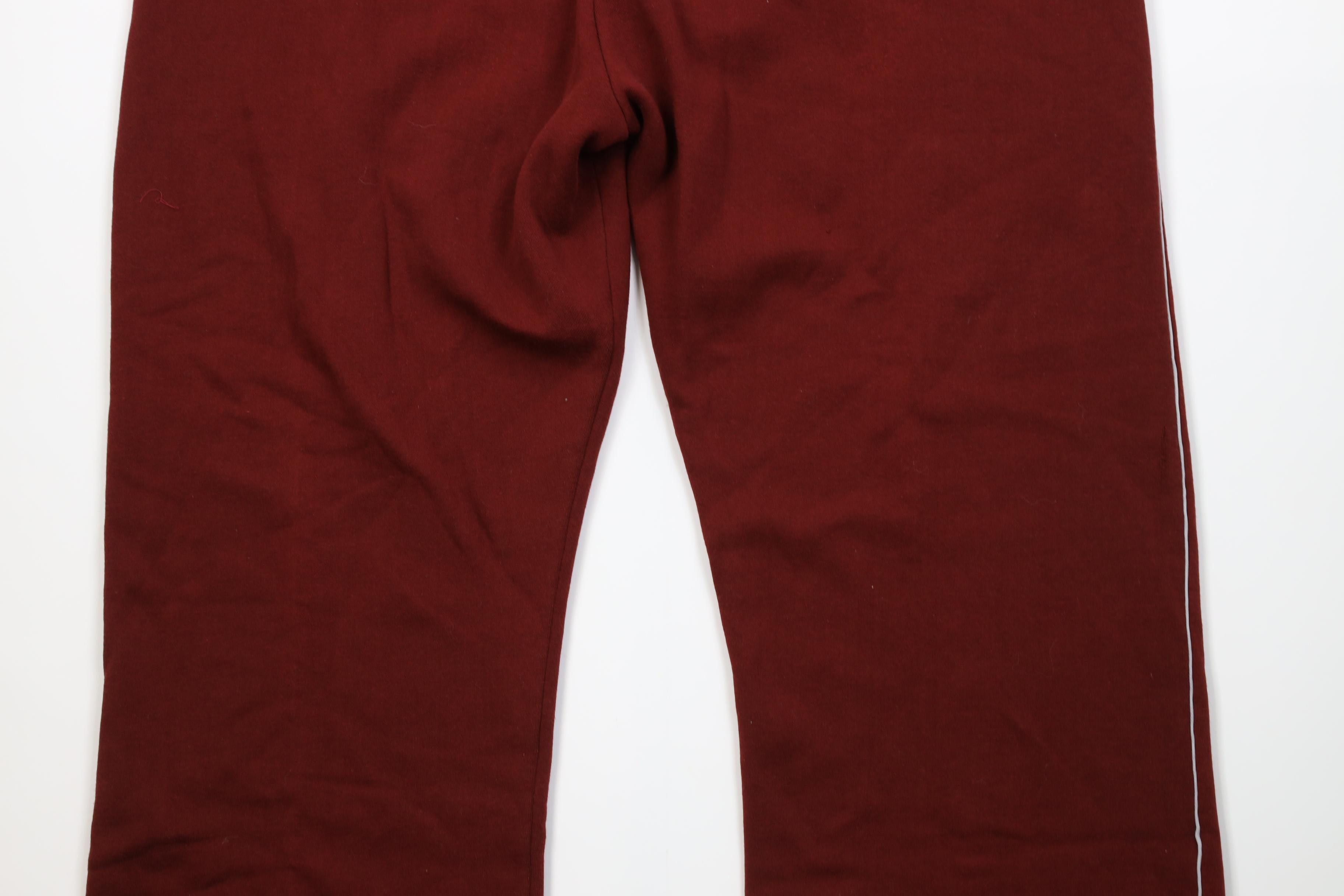 Vintage Vintage 70s 80s Streetwear Flared Wide Leg Sweatpants Red Size US 40 / EU 56 - 11 Thumbnail