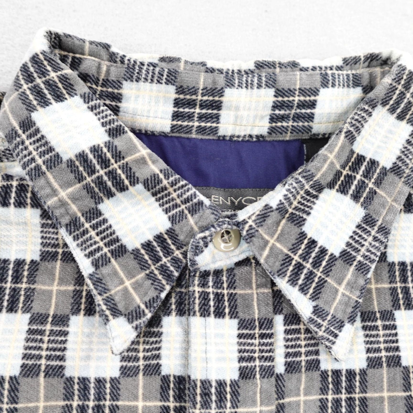 Enyce VINTAGE Enyce Shirt Mens XL Gray Plaid Flannel Button-Up Overshirt Y2K Hip Hop Outdoor Size US XL / EU 56 / 4 - 2 Thumbnail