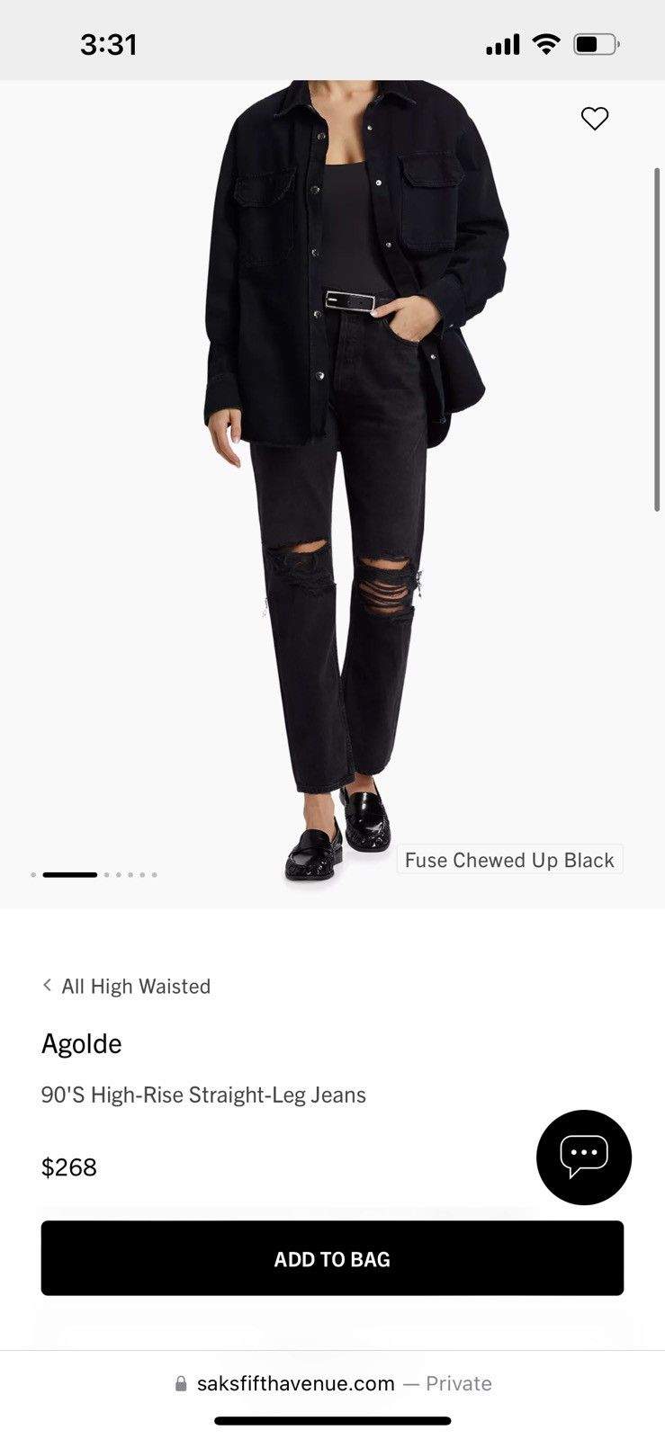 Agolde NWT AGOLDE 90’s Jeans in Audio Size 28 Size 28" / US 6 / IT 42 - 8 Thumbnail
