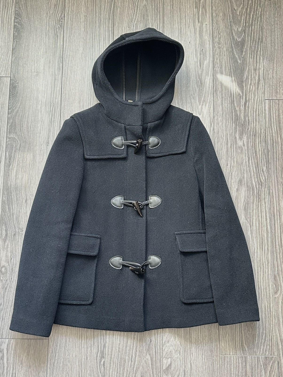 Burberry Burberry Classic Wool Womens Hooded Duffle Coat Size S / US 4 / IT 40 - 1 Thumbnail