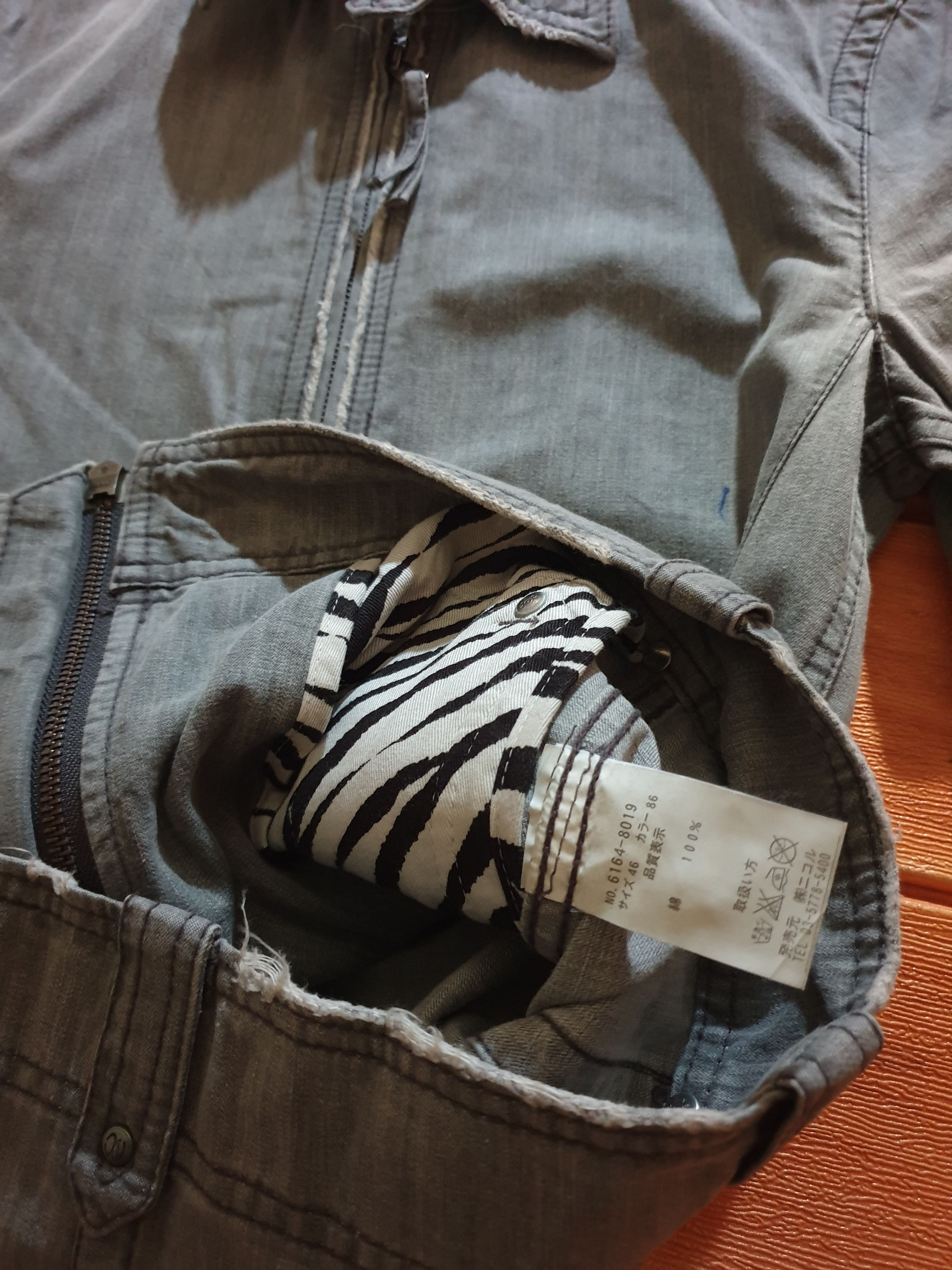 Nicole Club 💥Nicole club for man matsuda grey colour denim jacket Size US M / EU 48-50 / 2 - 4 Thumbnail