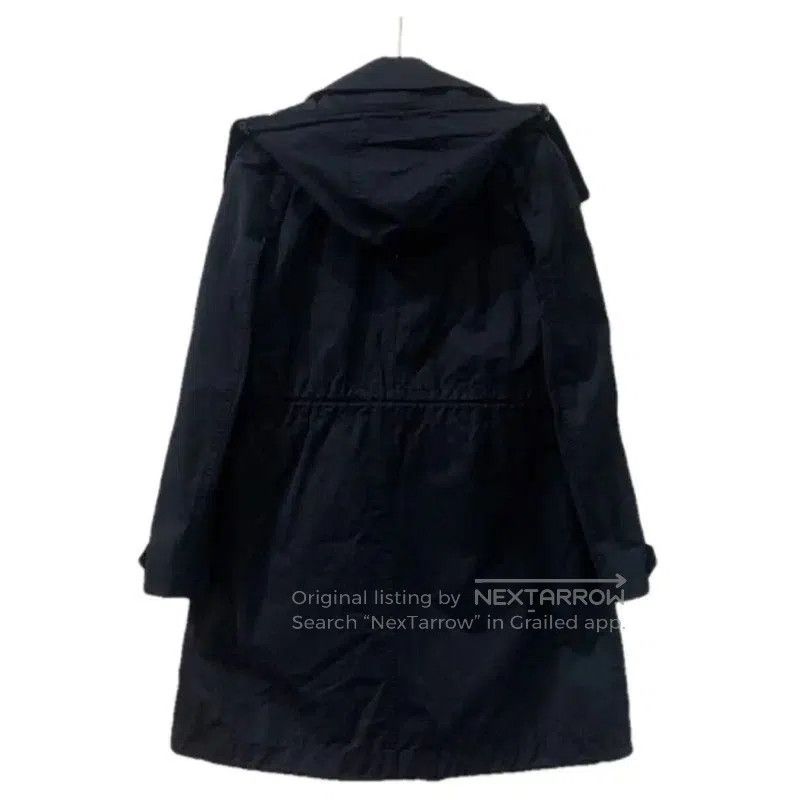 Burberry Burberry Black Cotton Women's Coat XXS. Size XXS / US 00 / IT 34 - 2 Thumbnail