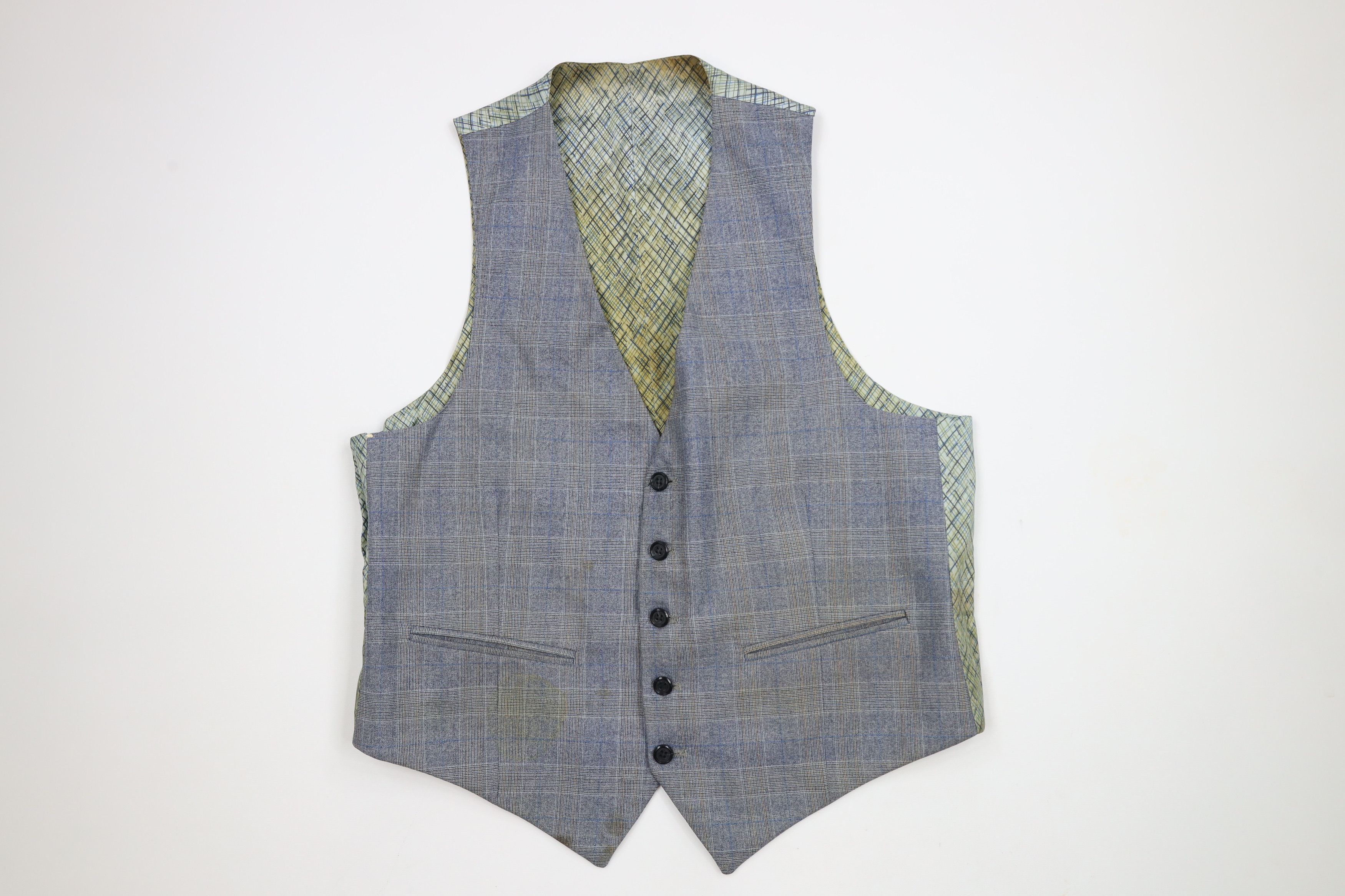 Vintage Vintage 70s Streetwear Distressed Wool Blend 3 Piece Suit Size 40R - 18 Thumbnail