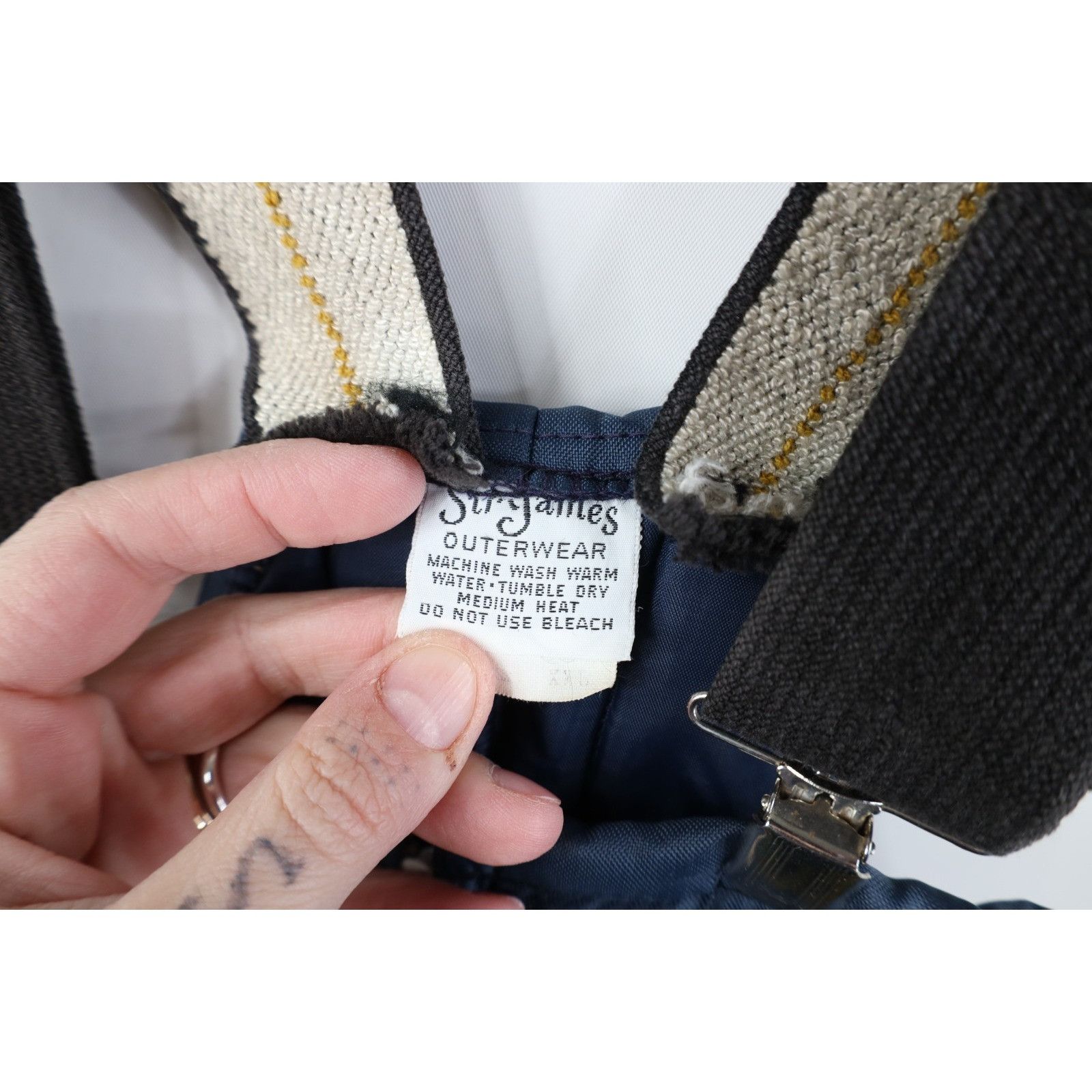 Vintage Vintage 60s 70s Streetwear Quilted Winter Snow Pant Overalls Size US 40 / EU 56 - 6 Thumbnail