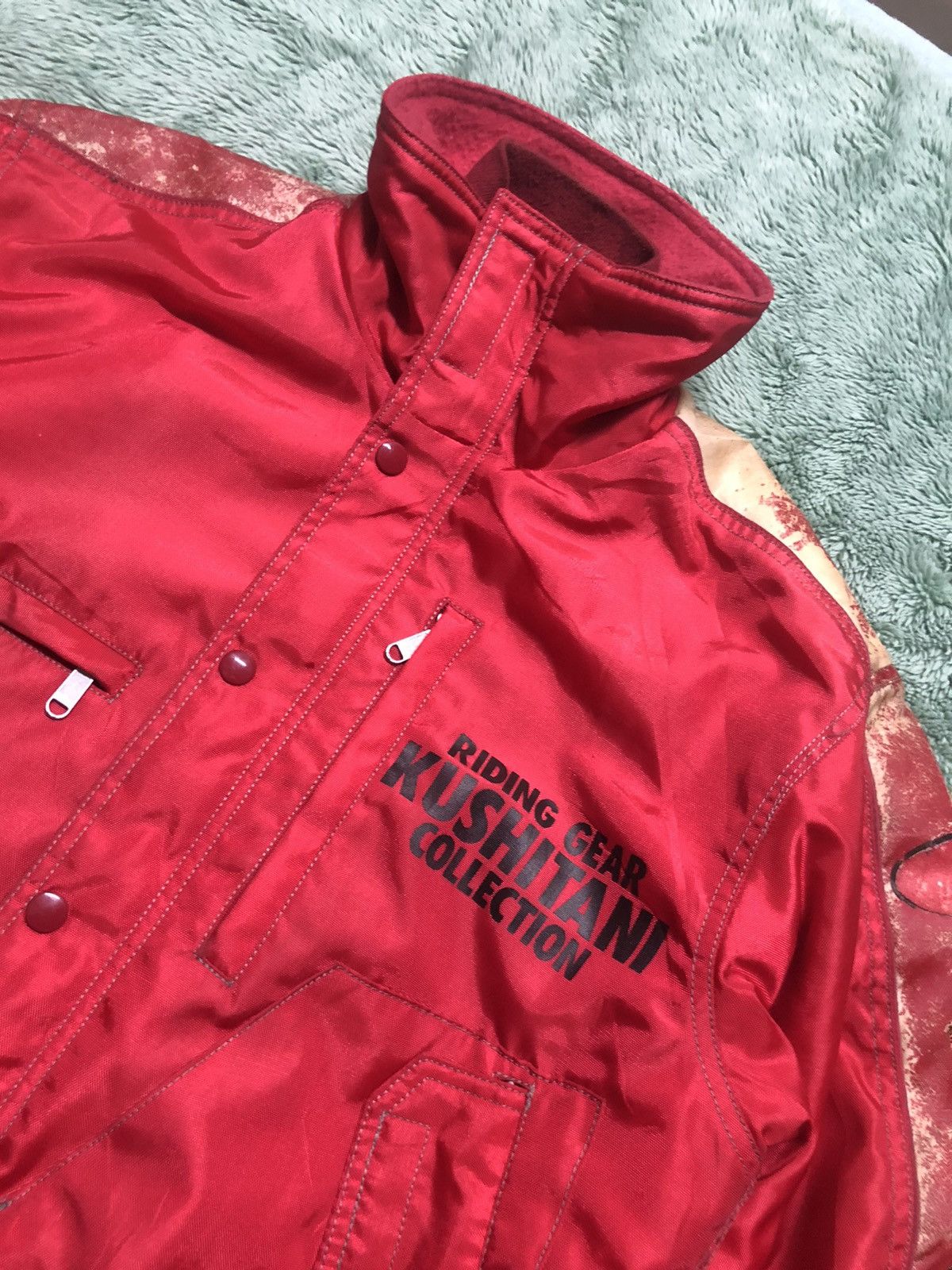 Sports Specialties × Vintage VINTAGE KUSHITANI HAMAMATSU NYLON DOUBLE ZIP RIDE JACKET Size US M / EU 48-50 / 2 - 5 Thumbnail