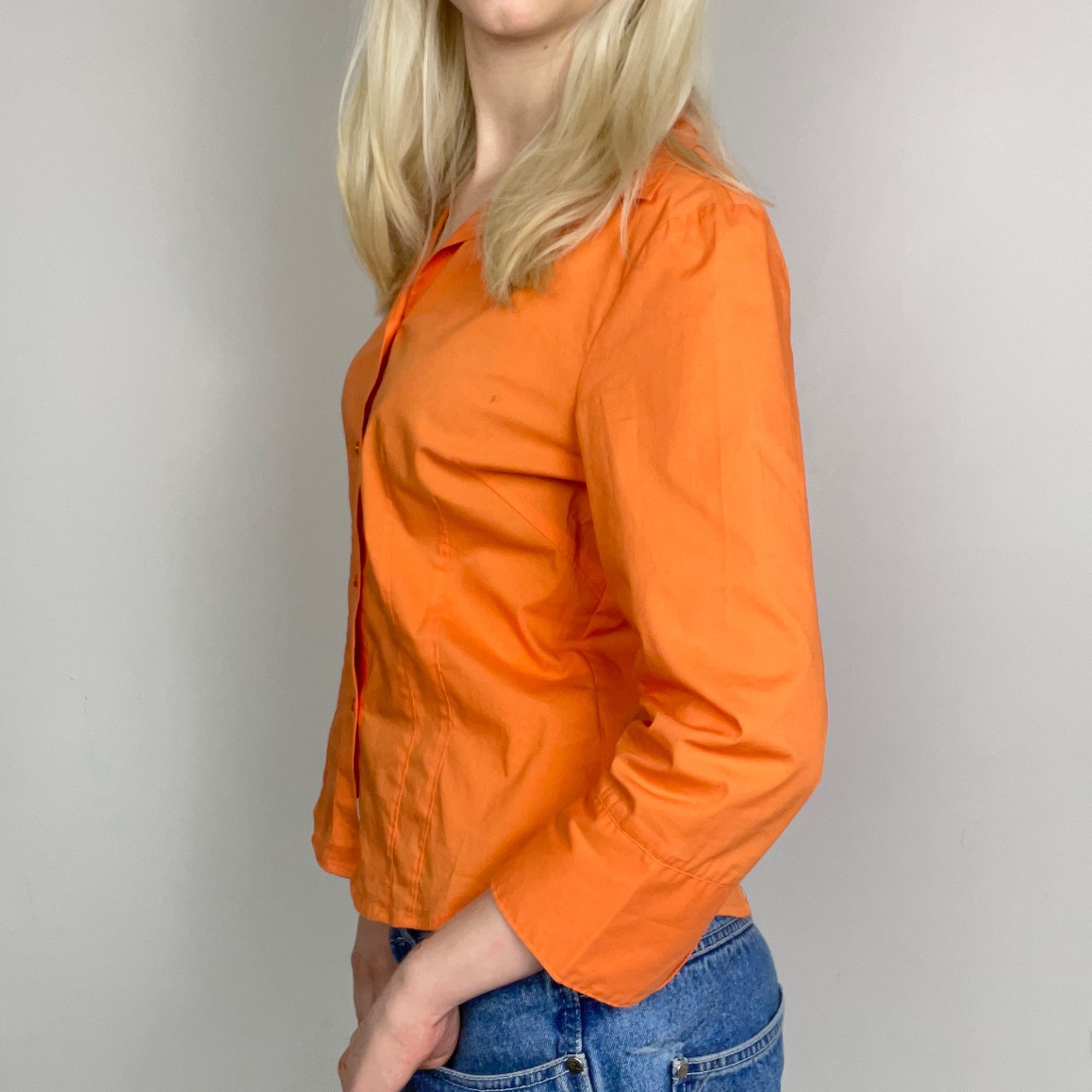 Other S - Y2K Jane Blue Orange Button Up Size S / US 4 / IT 40 - 2 Thumbnail