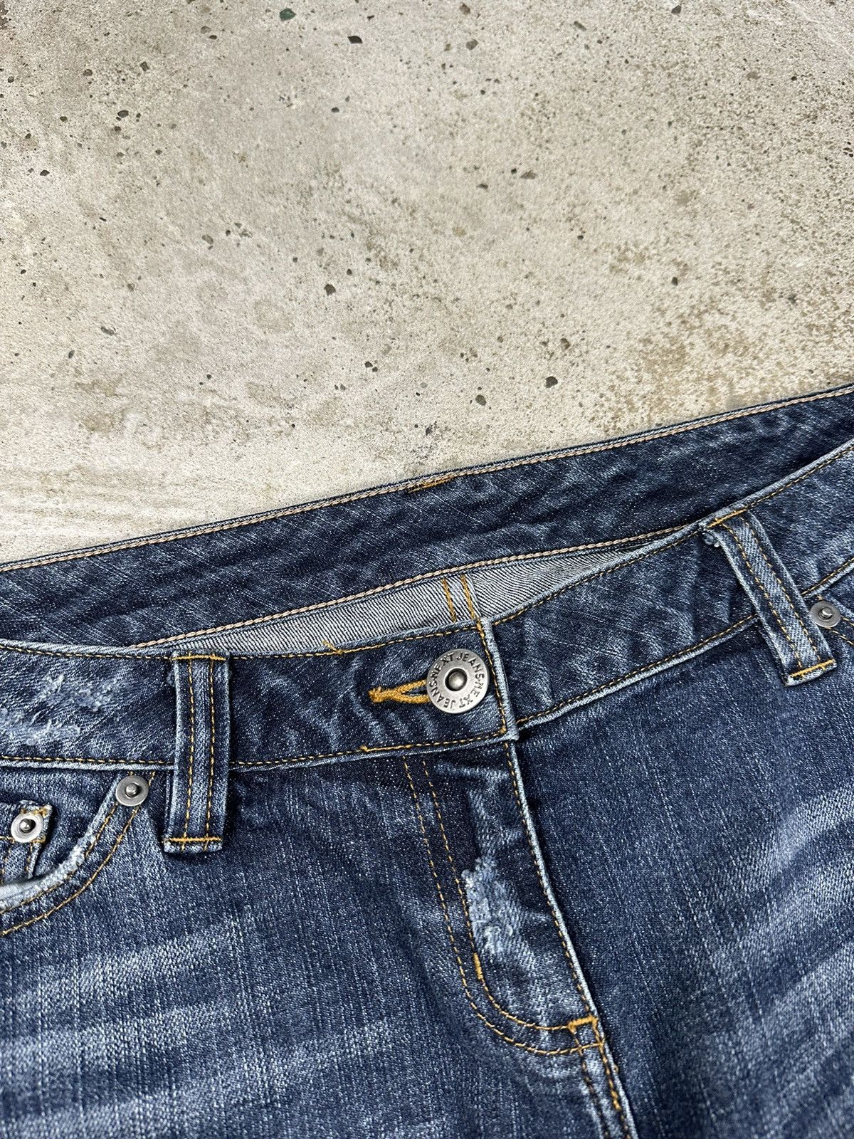 If Six Was Nine Vintage Y2K Flare Bootcut Rhinestones Denim Pants Jeans Size US 30 / EU 46 - 9 Thumbnail