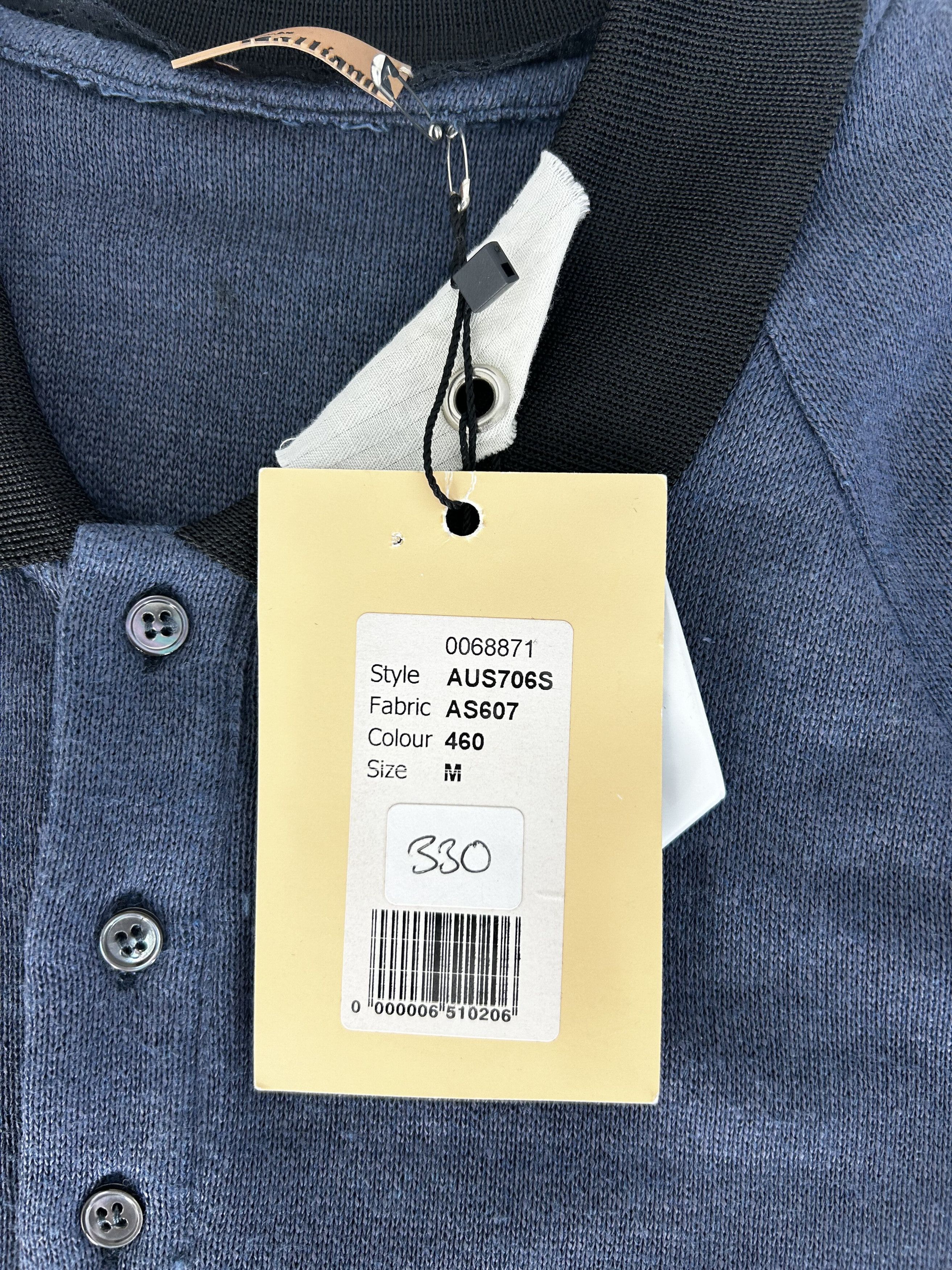 John Galliano John Galiiano Mixed Fabric 'Tandoori Chic Graphic Polo Size US XL / EU 56 / 4 - 5 Thumbnail