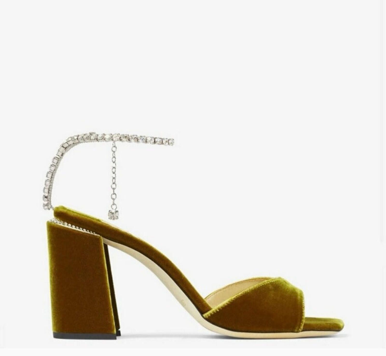 Jimmy Choo Jimmy Choo Saeda Sandal Block Heel 85 Size ONE SIZE - 1 Thumbnail