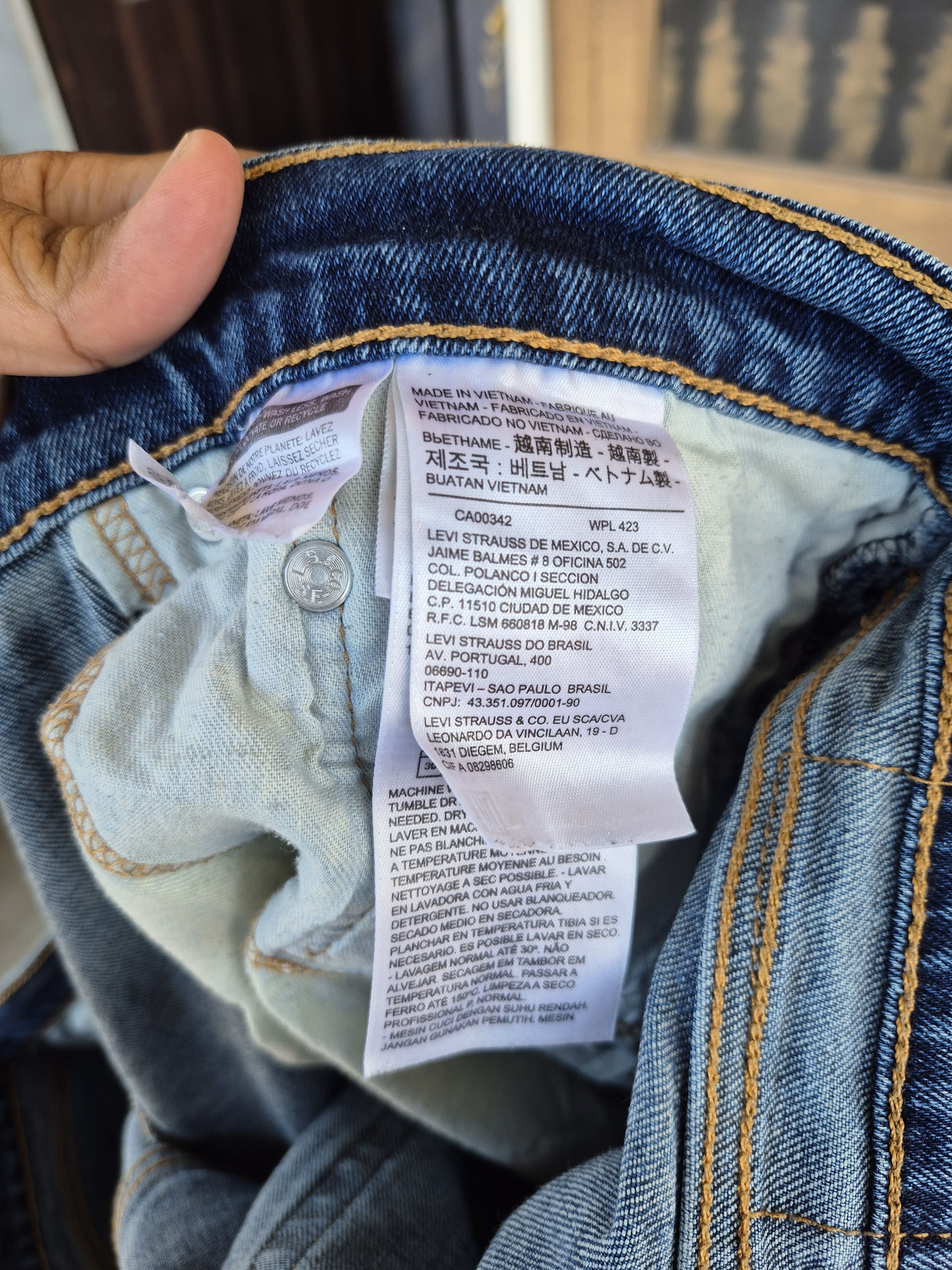 Levi's 🔥 Levis 506 Denim Jeans Size US 44 / EU 60 - 11 Thumbnail