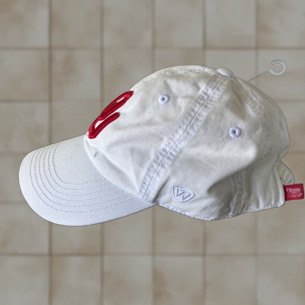 Top Of The World VINTAGE Top of the World Oklahoma Sooners White Hat Strapback Football Unisex Adults Adjustable Size Solid Logo Men’s Hat Size US M / EU 48-50 / 2 - 1 Thumbnail