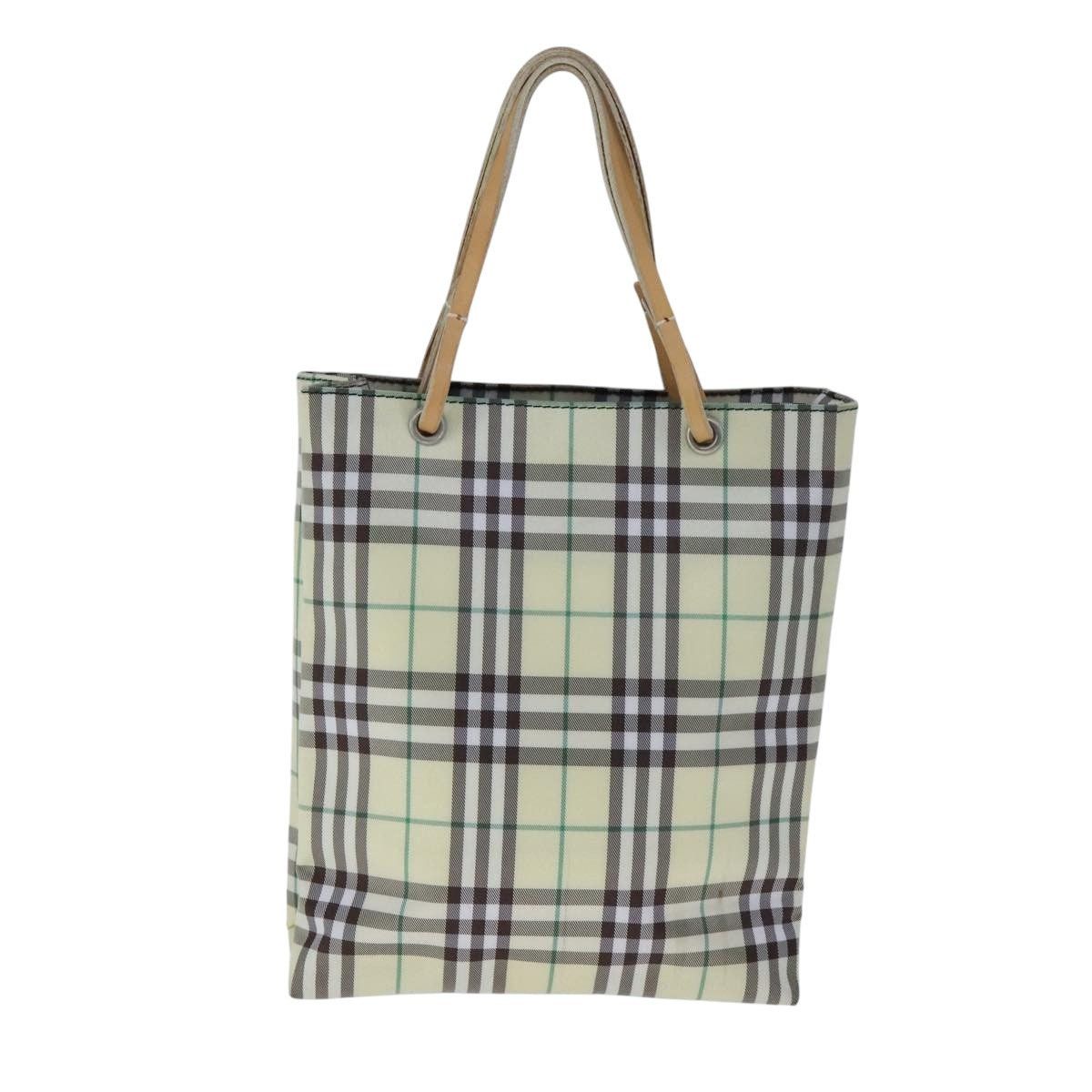 Burberry Burberry Nova Check Hand Bag Nylon Yellow Size ONE SIZE - 3 Thumbnail