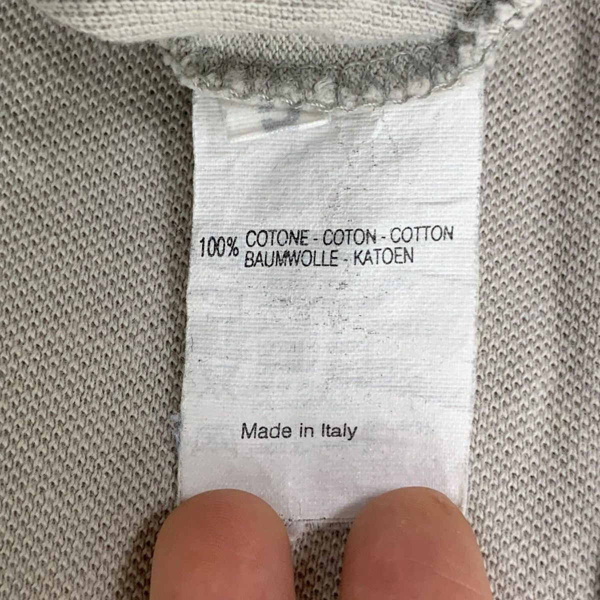 Trussardi Vintage TRUSSARDI MADE IN ITALY Baggy Polo Tee Shirt Size L / US 10 / IT 46 - 6 Thumbnail