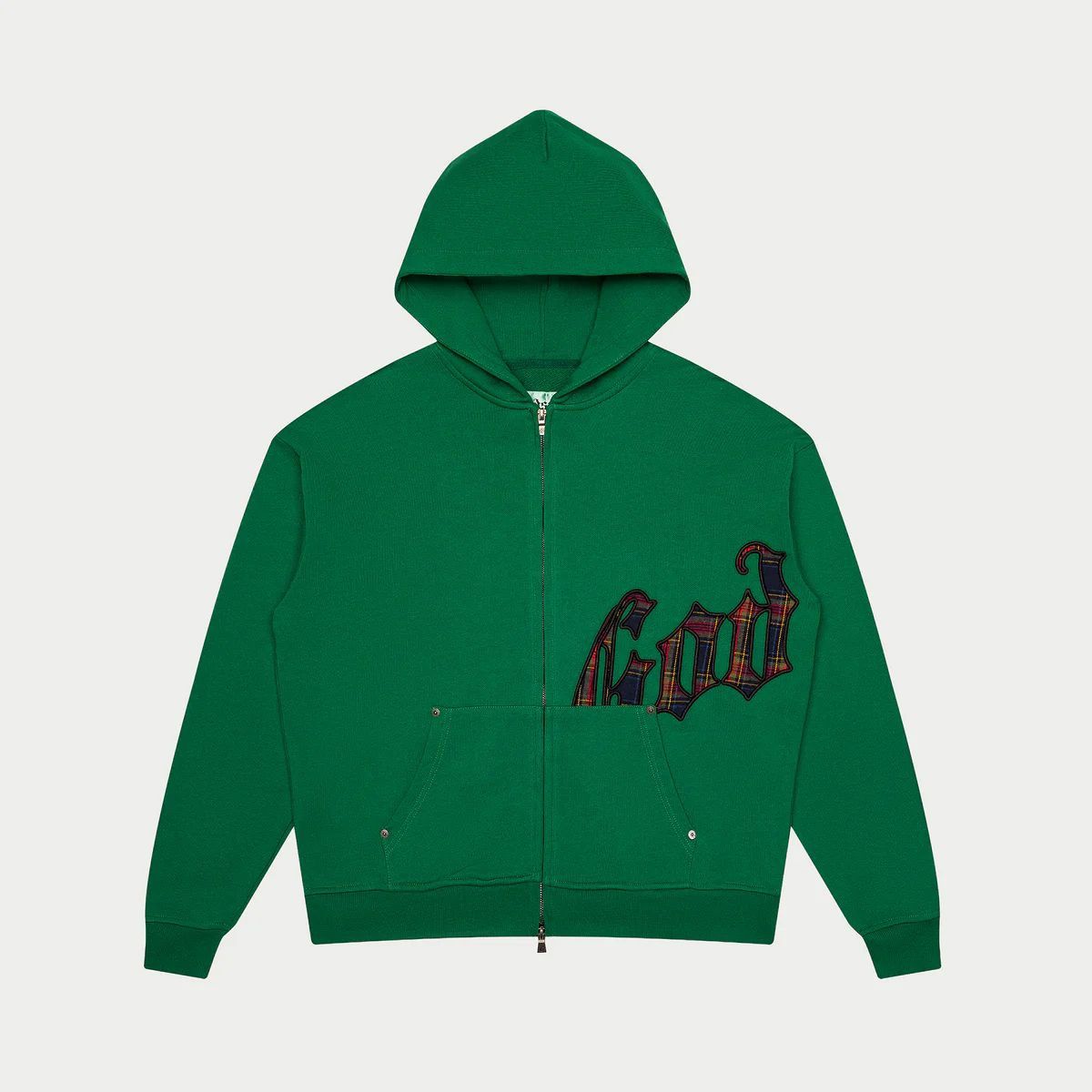 Godspeed Godspeed 'OG Logo Plaid' Green Hoodie Size US S / EU 44-46 / 1 - 1 Preview