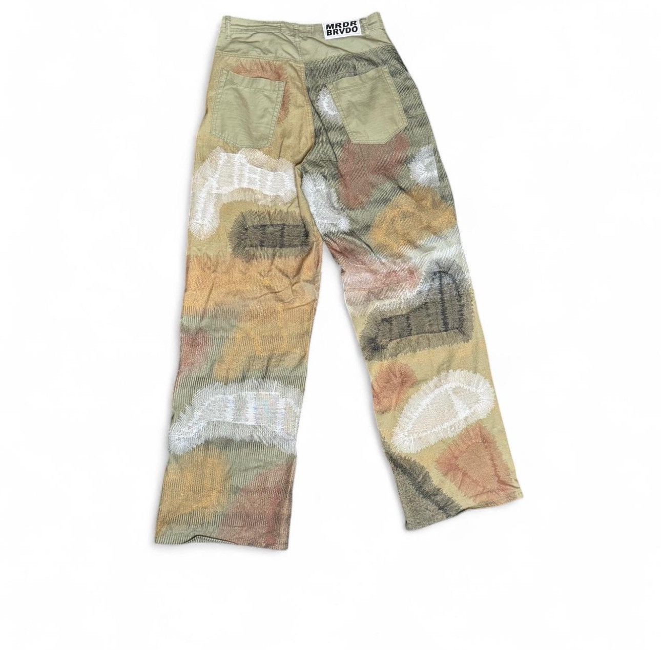 Who Decides War Who Decides War Embroidered Camouflage Baggy Cargo pants Size US 32 / EU 48 - 5 Thumbnail