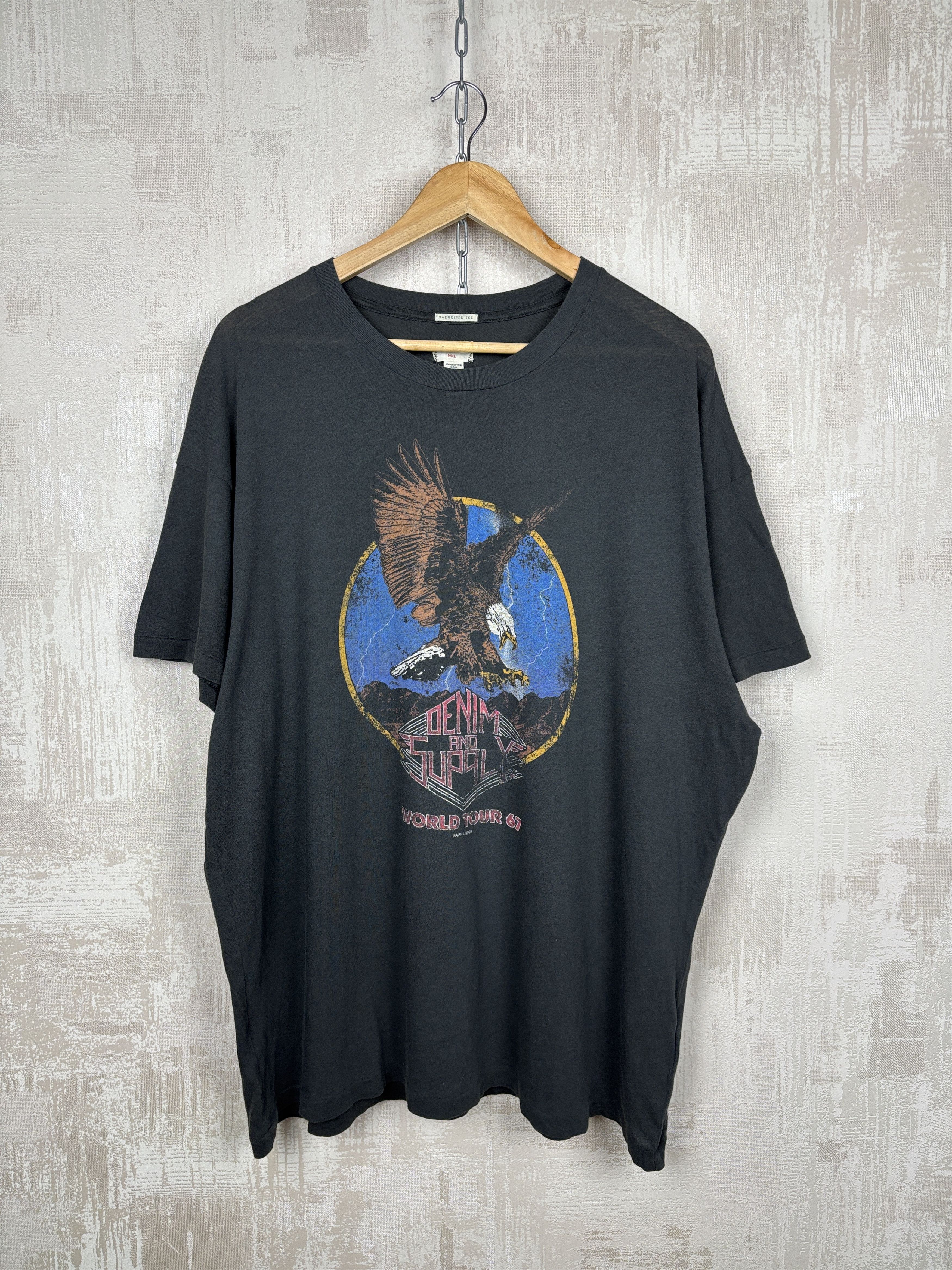 Denim & Supply Ralph Lauren Denim & Supply Ralph Lauren World Tour 67 Eagle Print Tee Size US XL / EU 56 / 4 - 2 Thumbnail